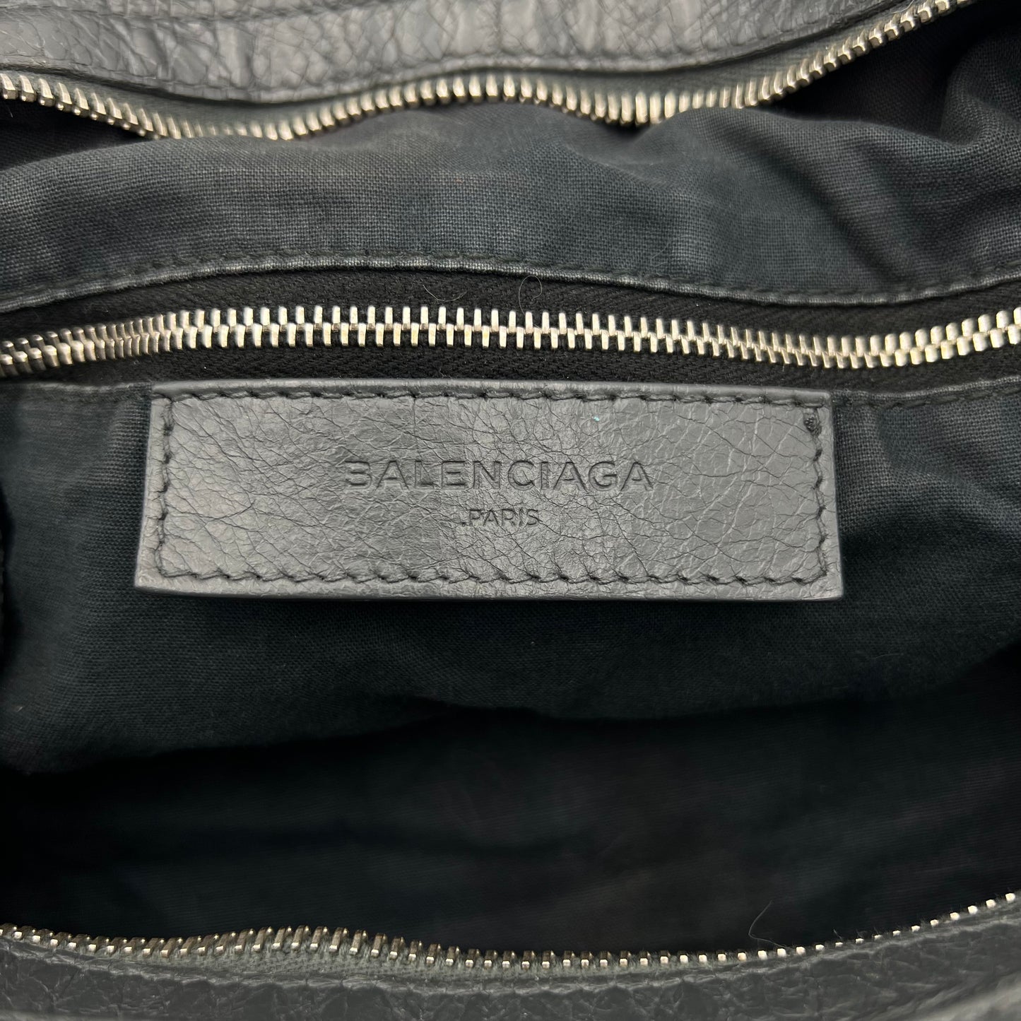 Balenciaga Anthracite Arena Lambskin Classic City