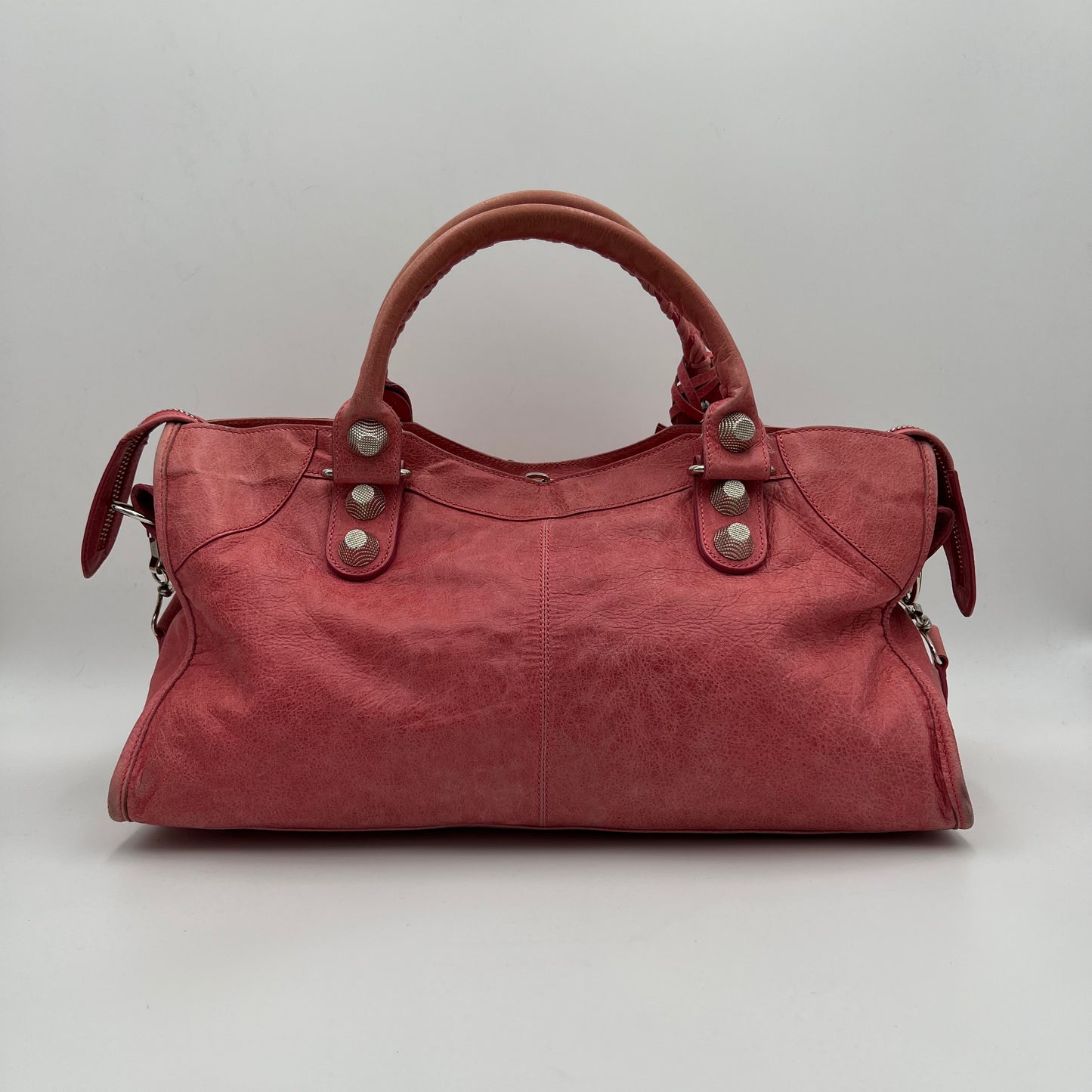 Balenciaga Rose Leather Giant 21 Part Time Bag
