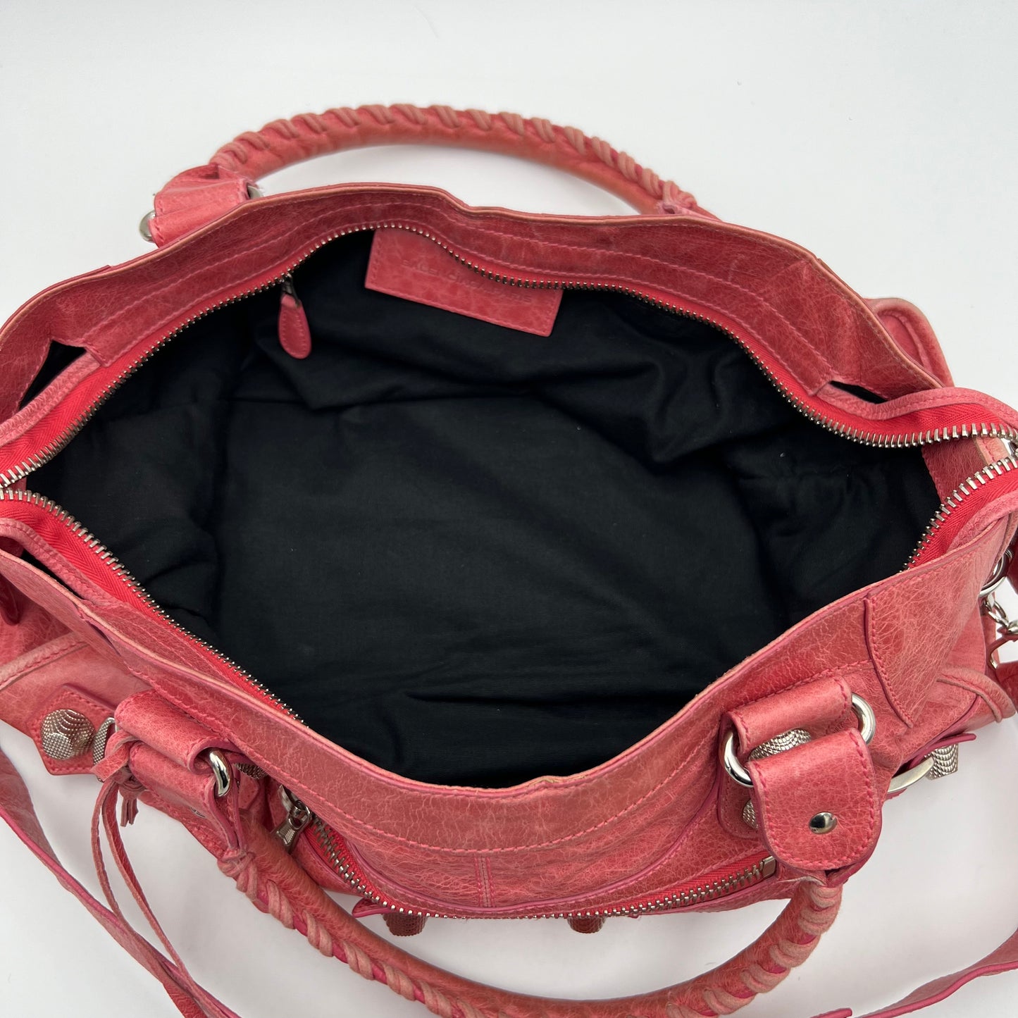 Balenciaga Rose Leather Giant 21 Part Time Bag