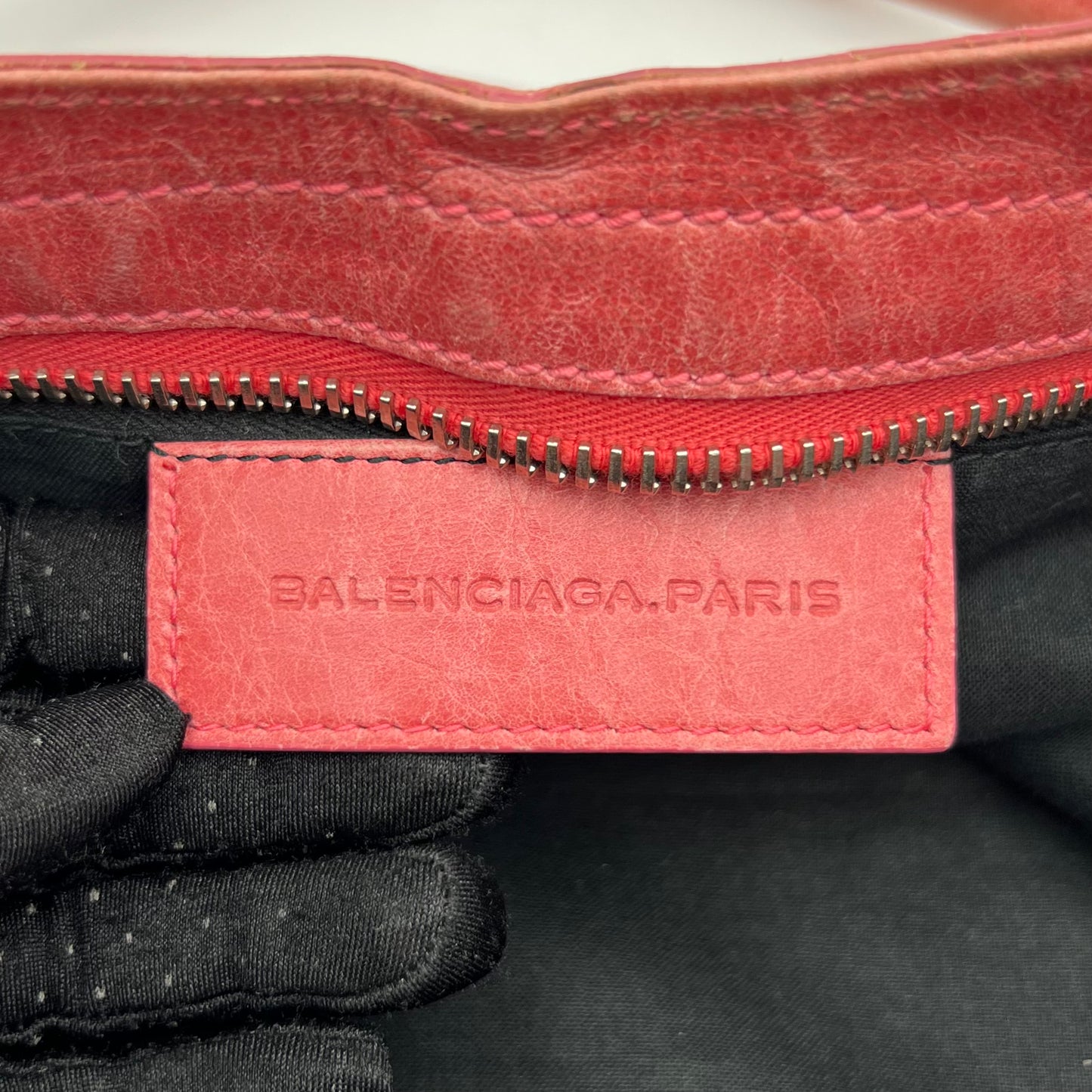 Balenciaga Rose Leather Giant 21 Part Time Bag