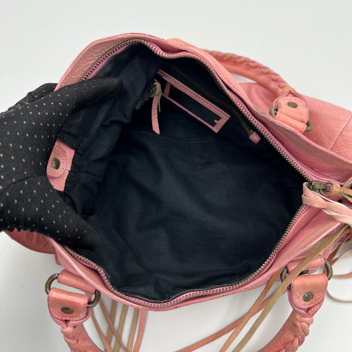 Balenciaga Pink Leather Classic The First City Bag