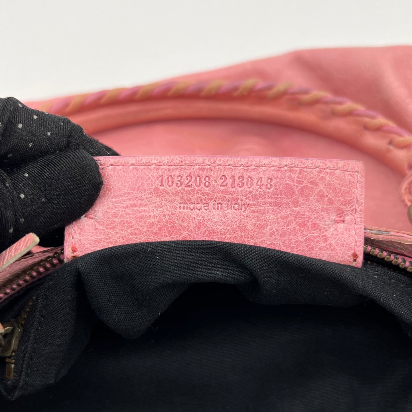 Balenciaga Pink Leather Classic The First City Bag