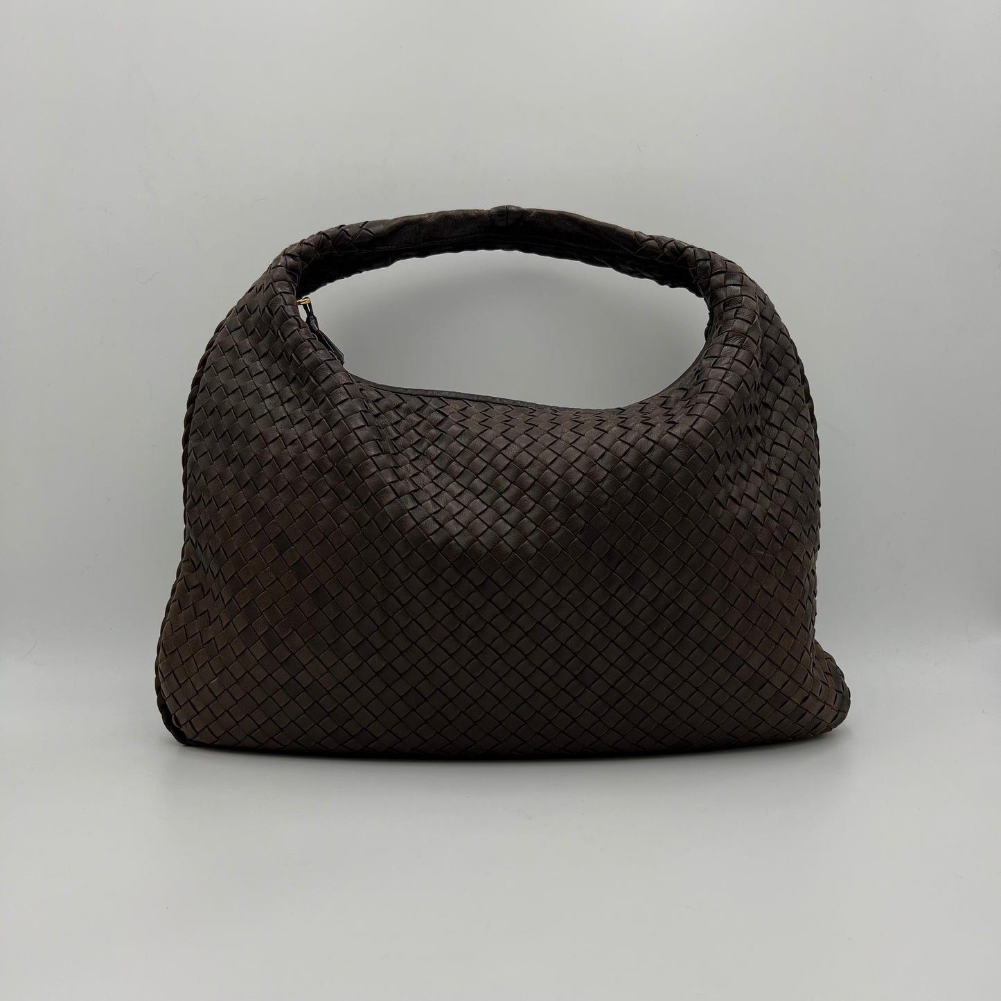 Bottega Veneta Brown Intrecciato Large Hobo Bag