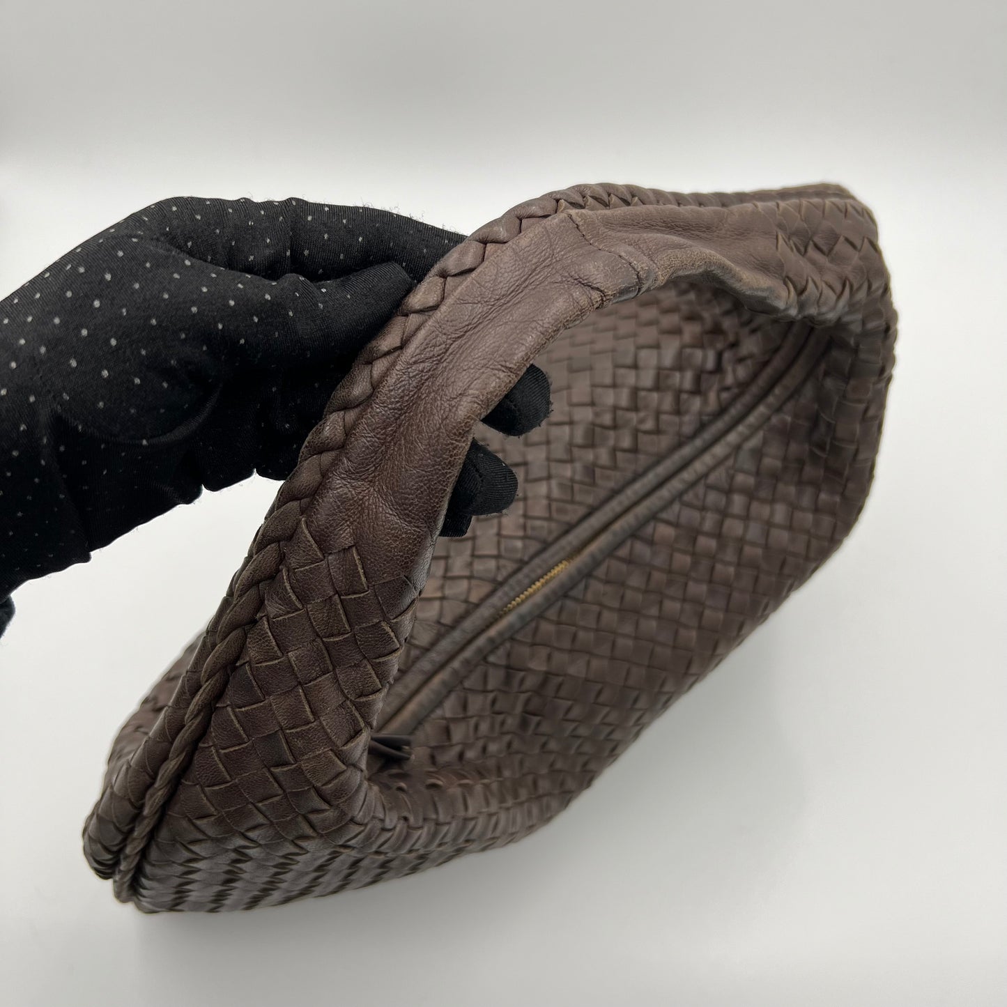 Bottega Veneta Brown Intrecciato Large Hobo Bag