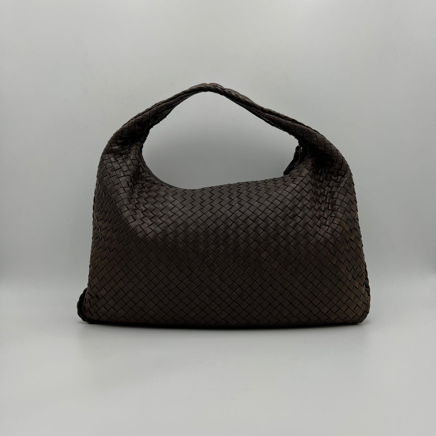 Bottega Veneta Brown Intrecciato Large Hobo Bag
