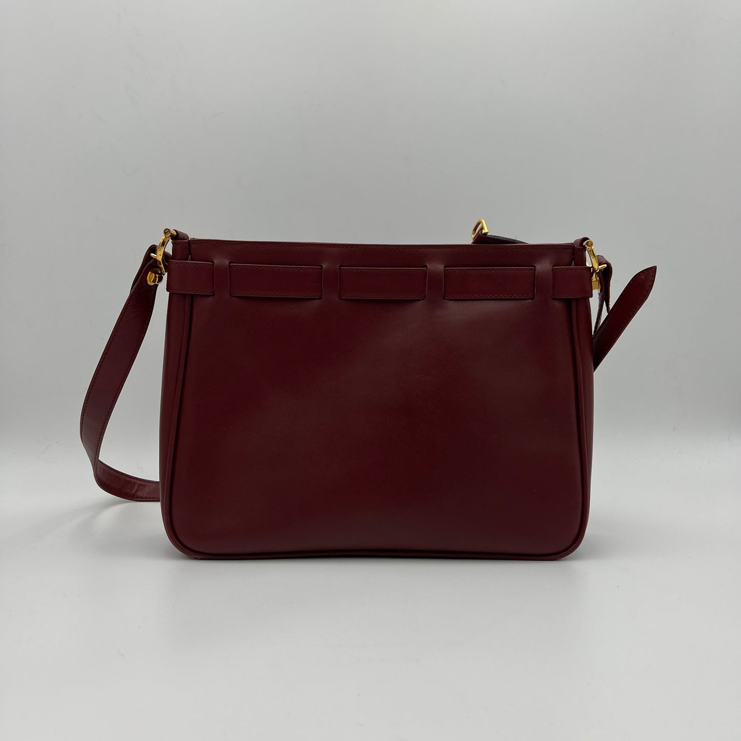 Cartier Must de Cartier Burgundy Shoulder Sling Bag