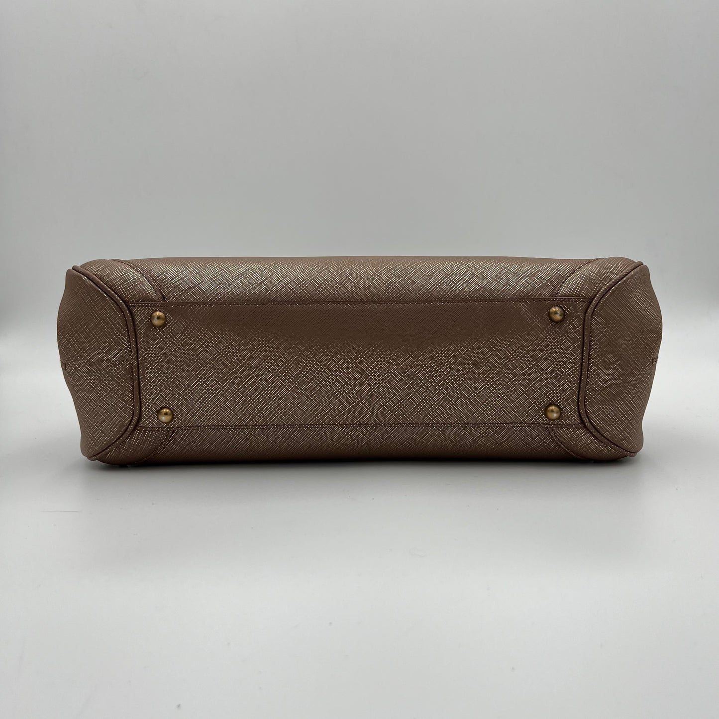 Salvatore Ferragamo Metallic Pink Gancini Shoulder Bag