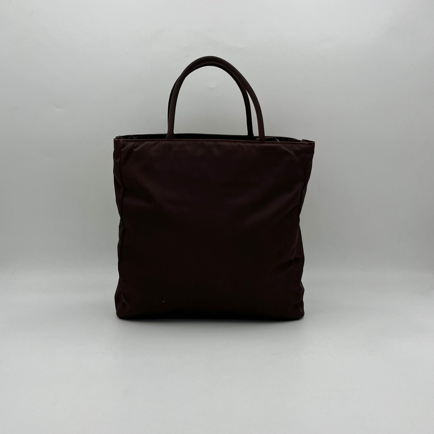 Prada Brown Nylon Open Tote
