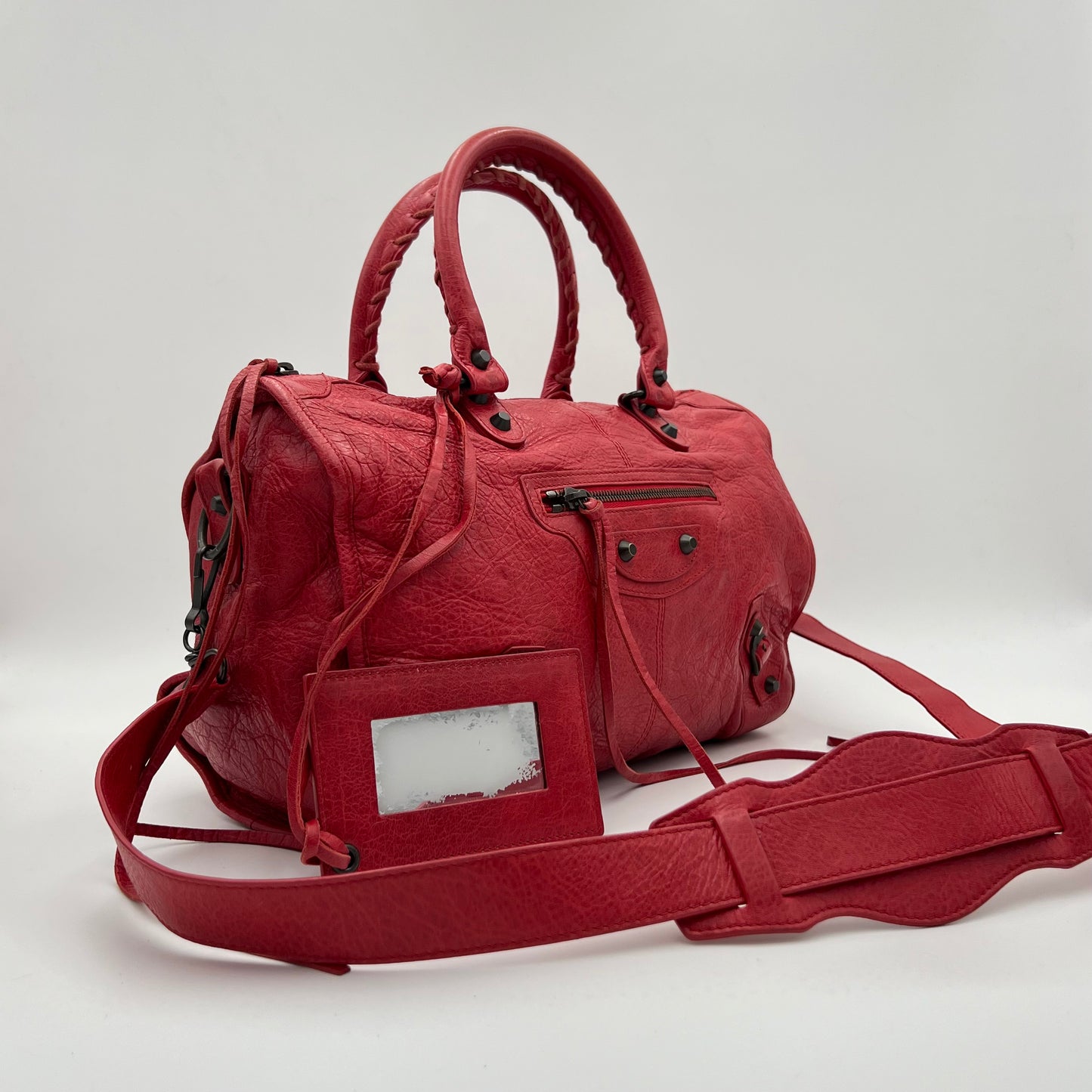 Balenciaga Red Classic City Bag