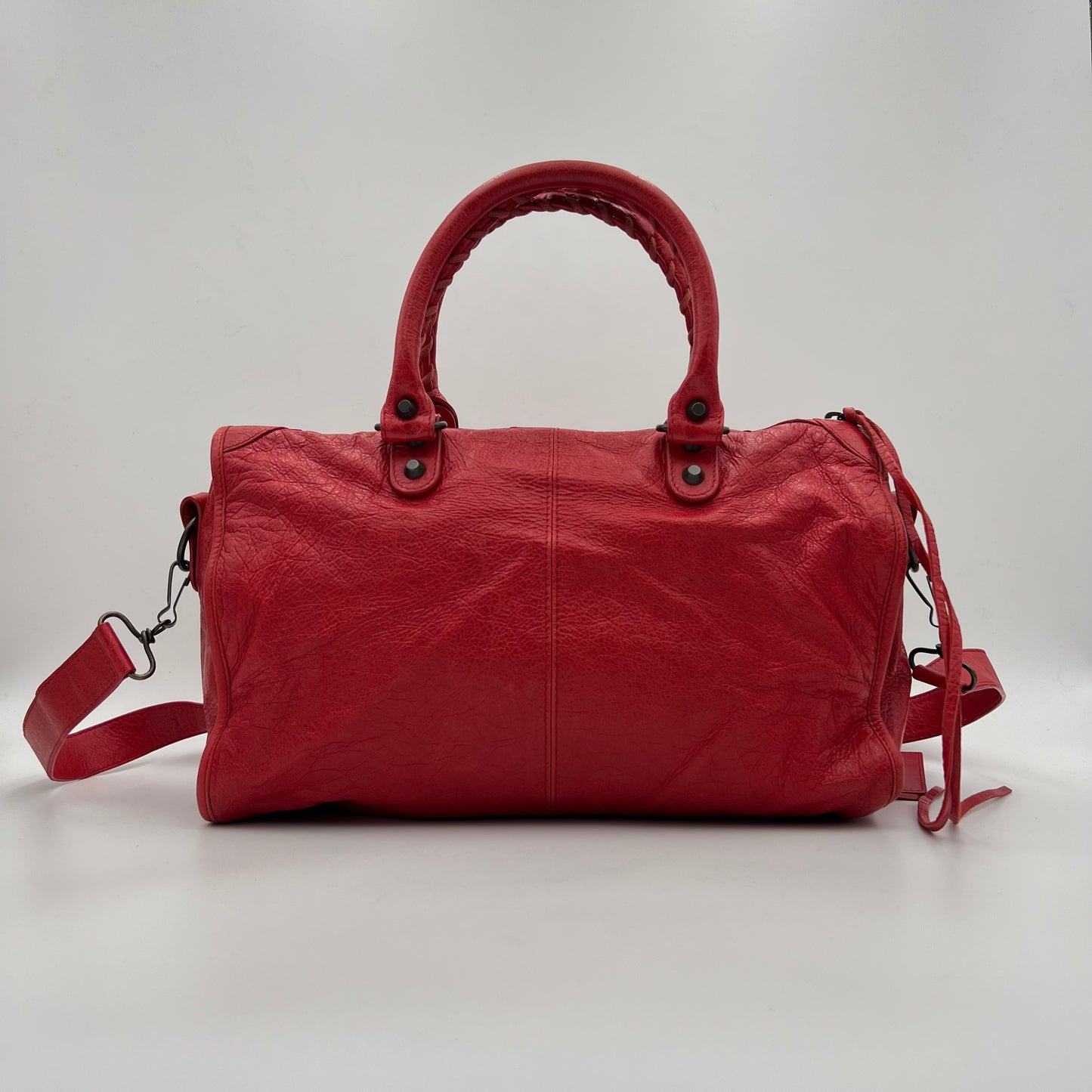 Balenciaga Red Classic City Bag