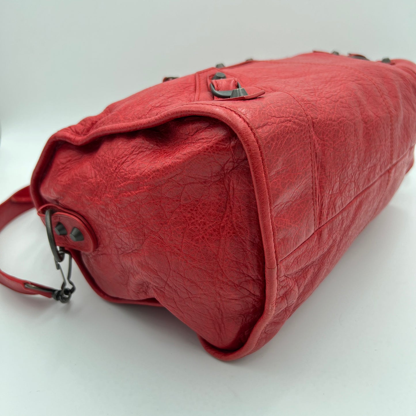 Balenciaga Red Classic City Bag