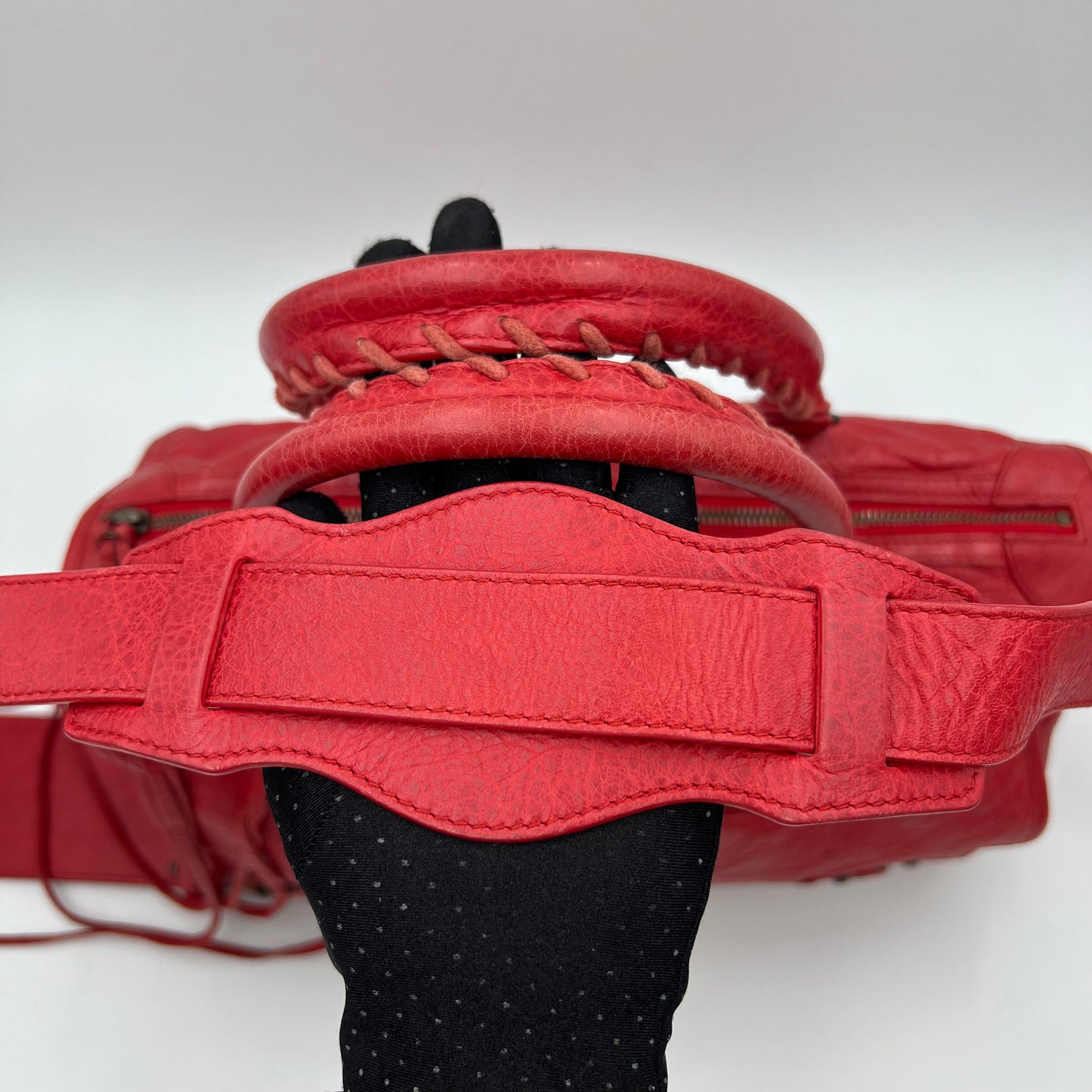 Balenciaga Red Classic City Bag