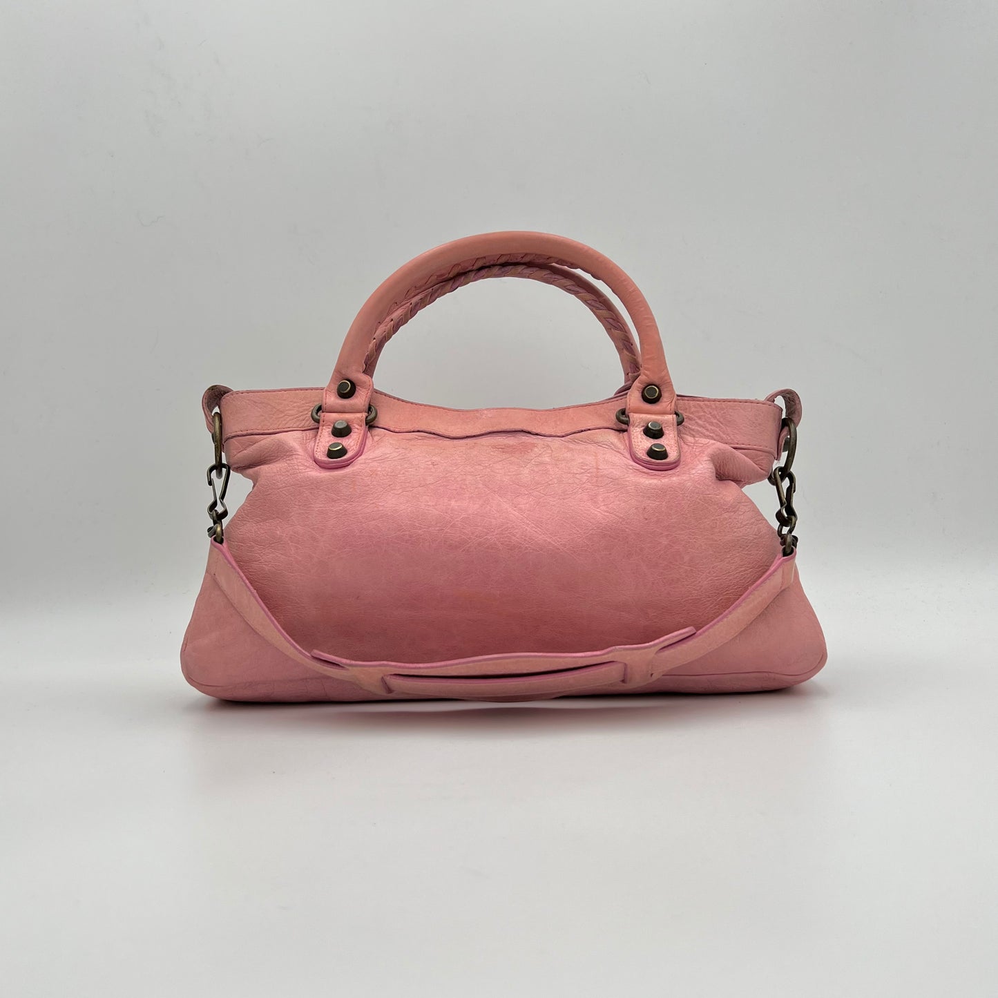 Balenciaga Pink Leather Classic The First City Bag