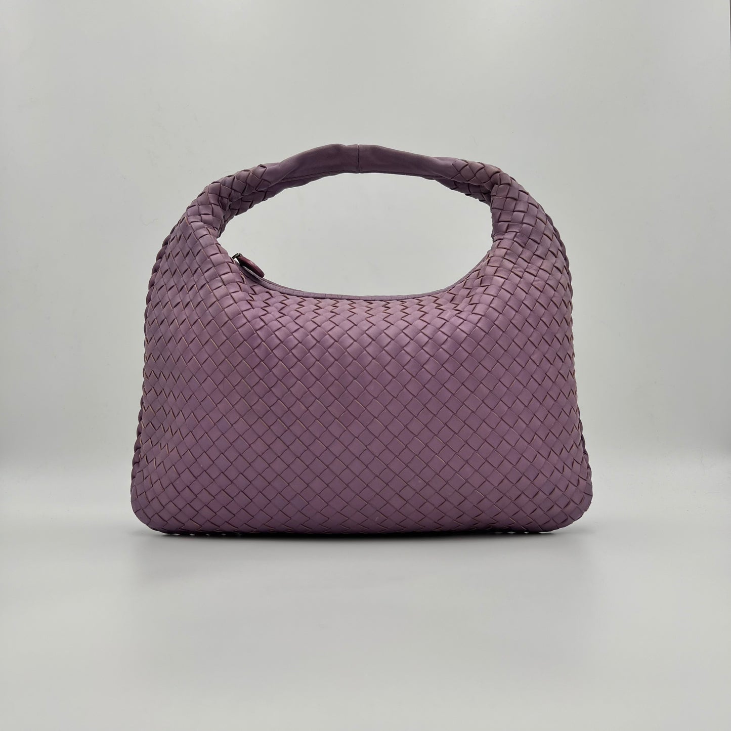 Bottega Veneta Purple Intrecciato Hobo Bag