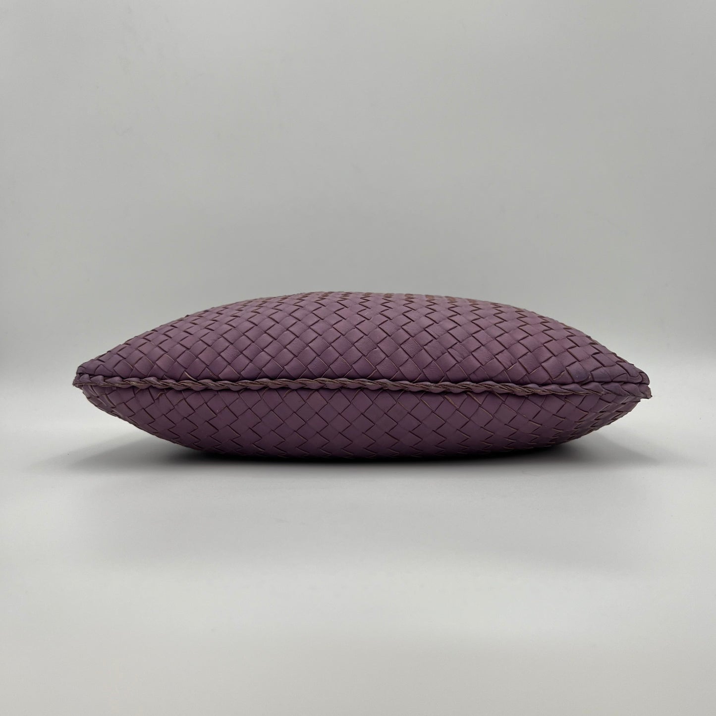 Bottega Veneta Purple Intrecciato Hobo Bag