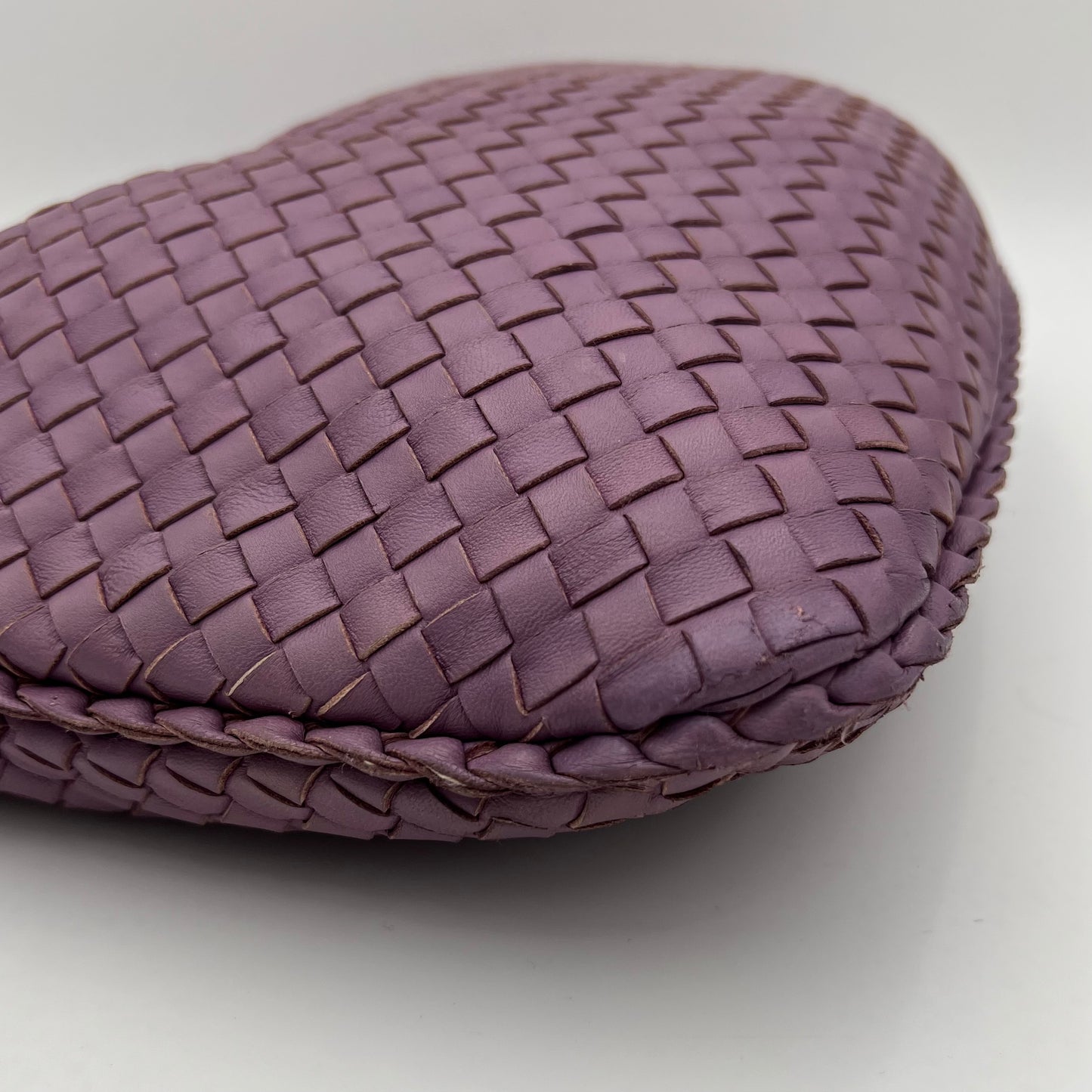 Bottega Veneta Purple Intrecciato Hobo Bag