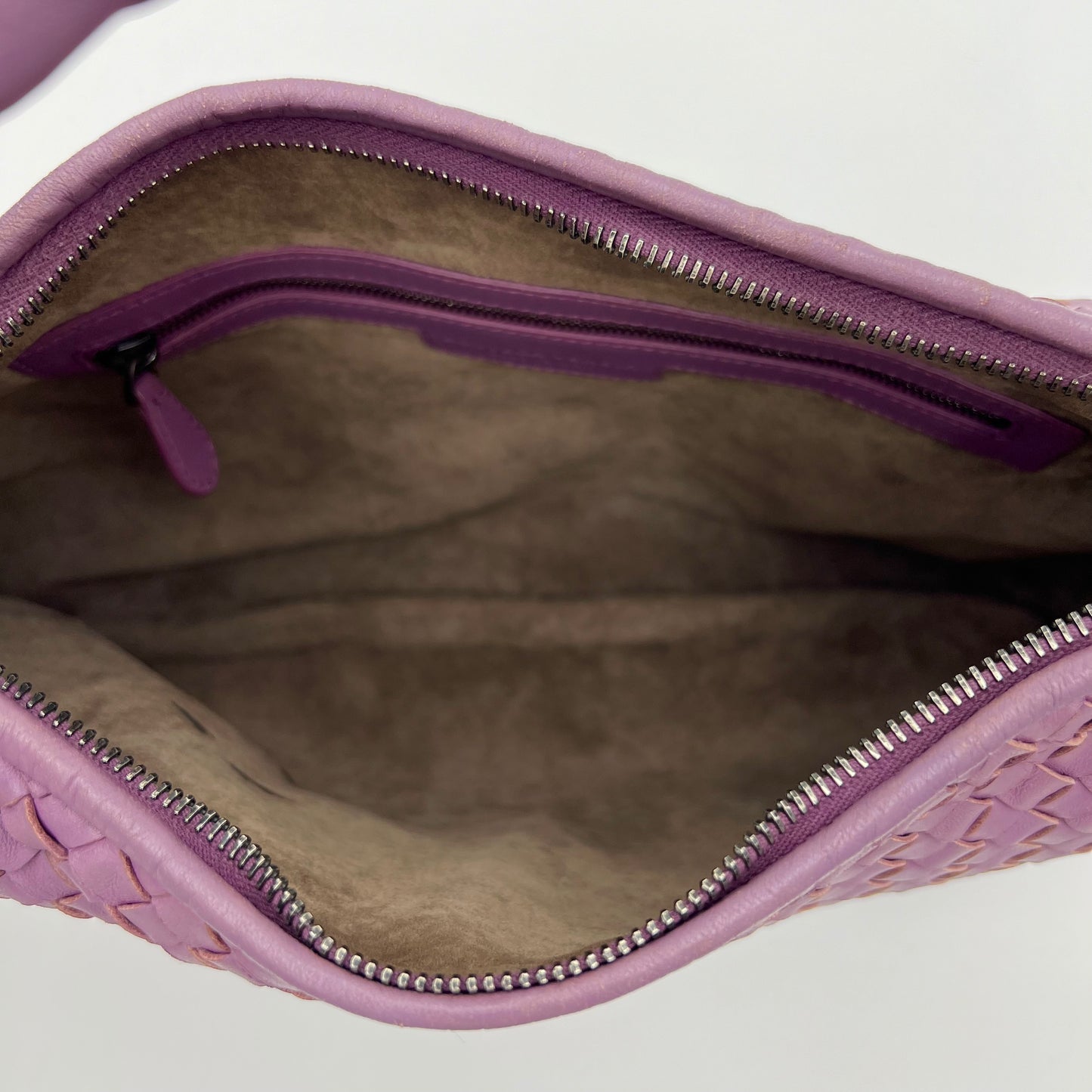 Bottega Veneta Purple Intrecciato Hobo Bag