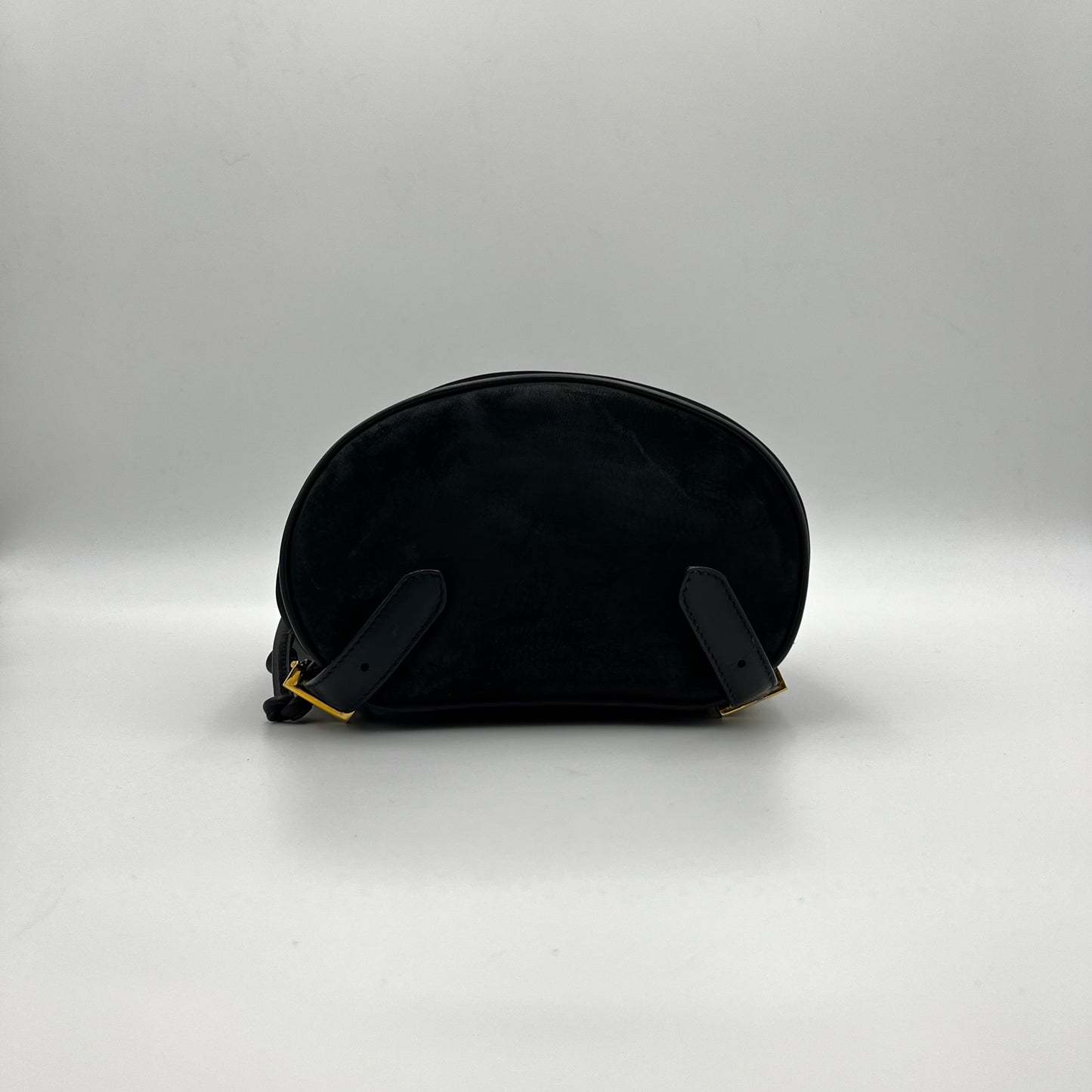 Salvatore Ferragamo Black Vara Nubuck Backpack