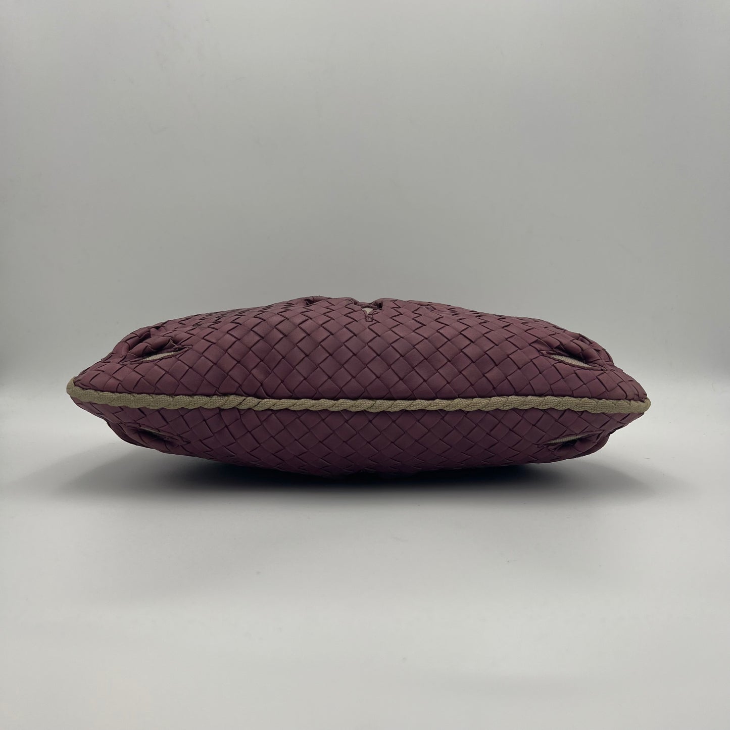 Bottega Veneta Purple Nappa Intrecciato Flower Hobo Bag