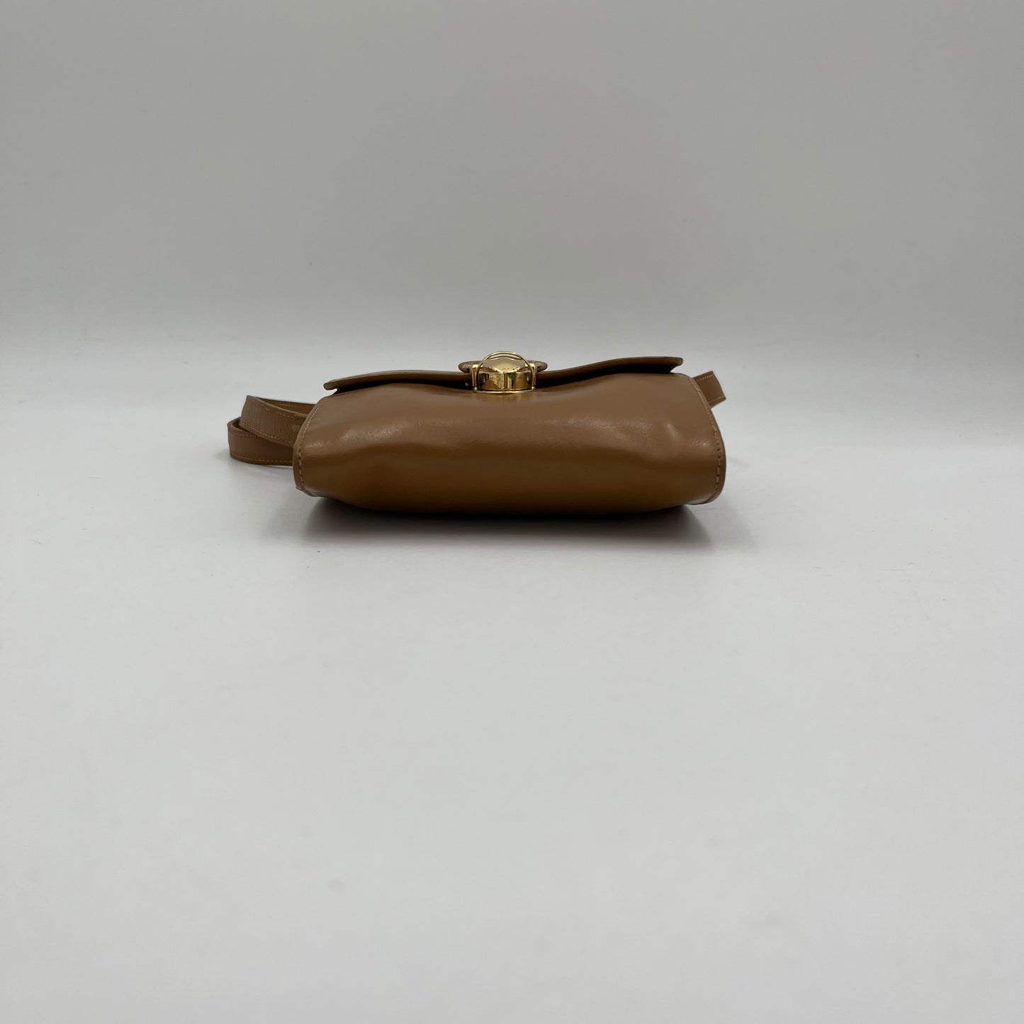 Prada Tan Leather Crossbody