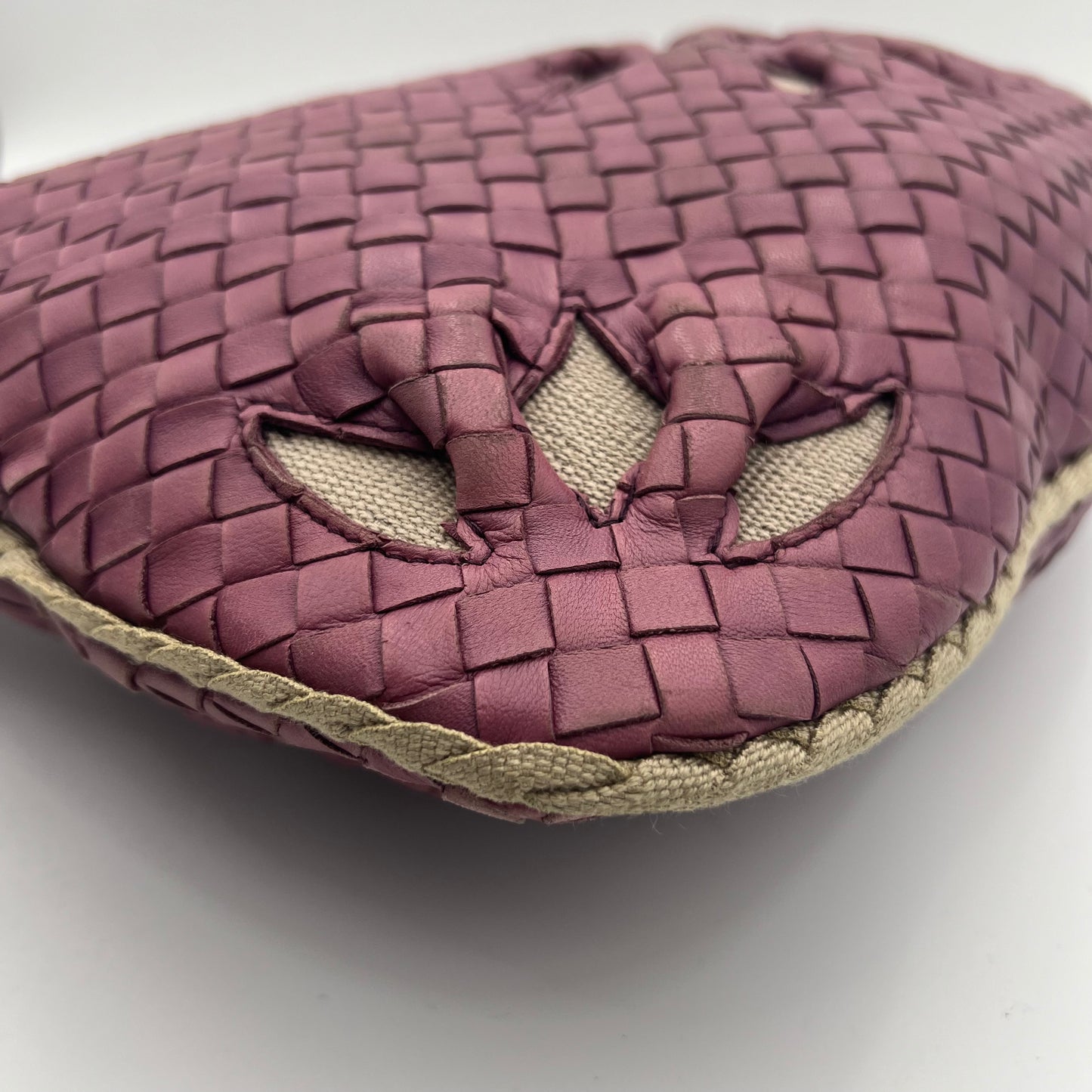 Bottega Veneta Purple Nappa Intrecciato Flower Hobo Bag