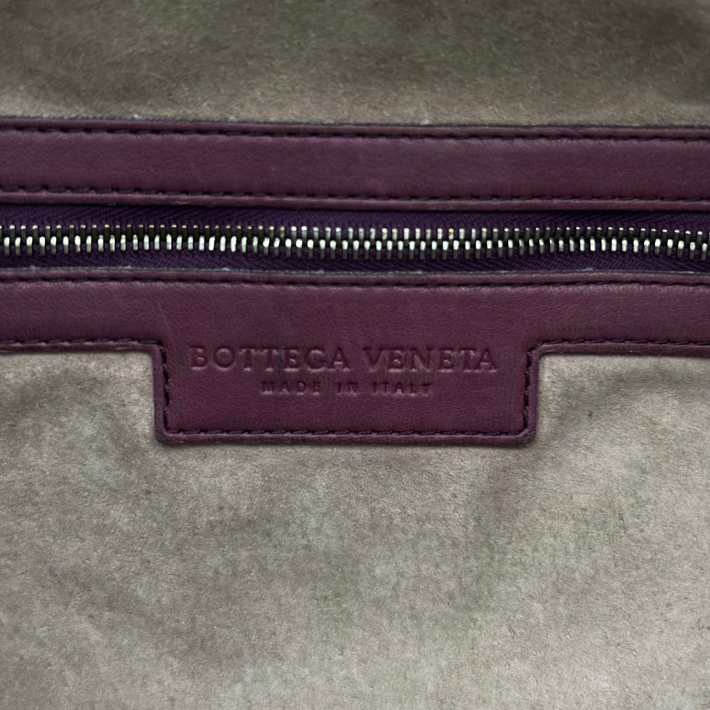 Bottega Veneta Purple Nappa Intrecciato Flower Hobo Bag