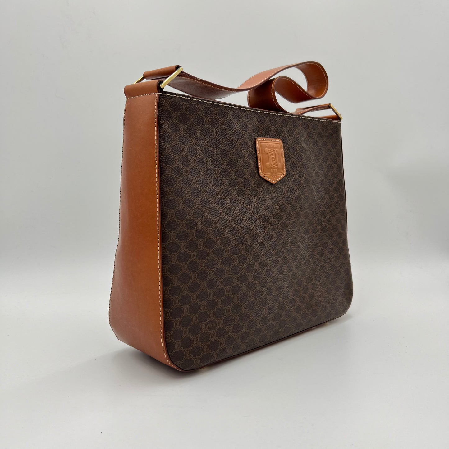 Celine Paris Macadam Hobo Shoulder Bag