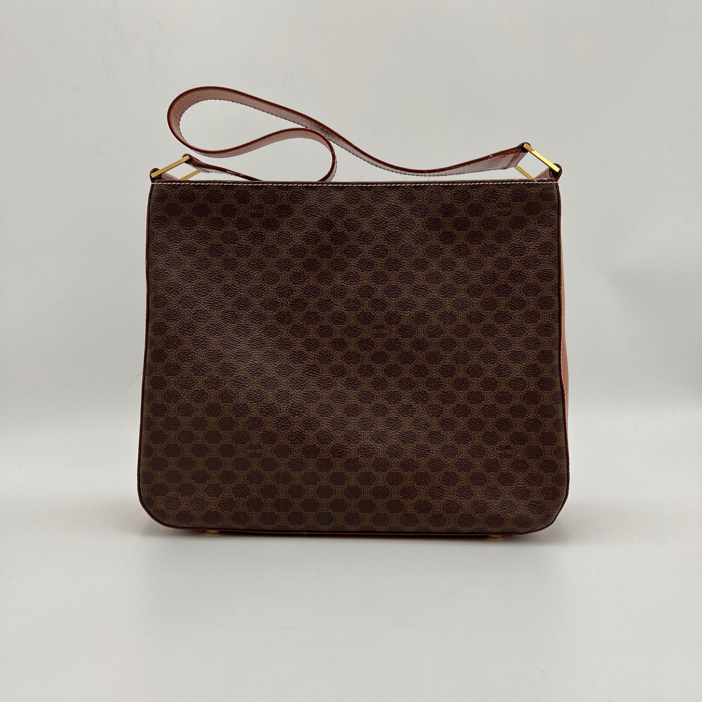 Celine Paris Macadam Hobo Shoulder Bag
