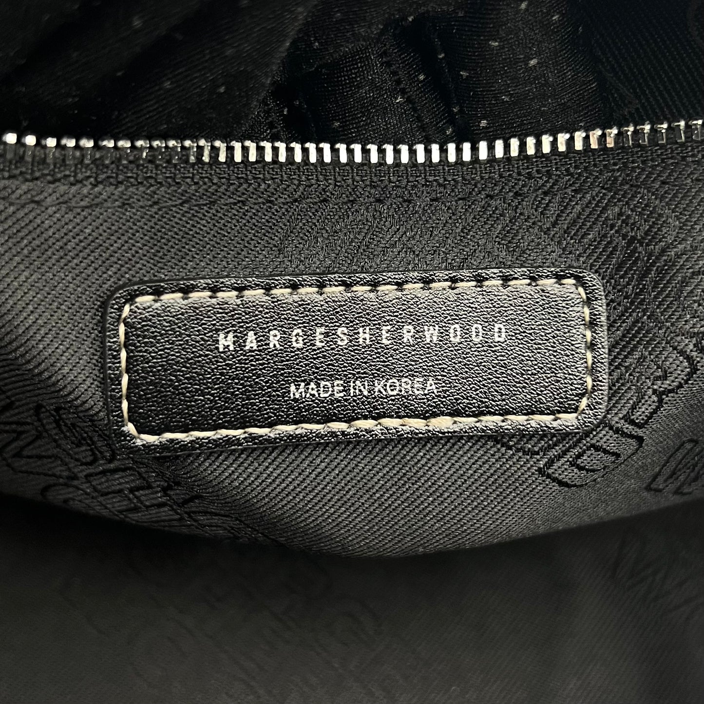 Marge Sherwood Black Leather Soft Boston Bag
