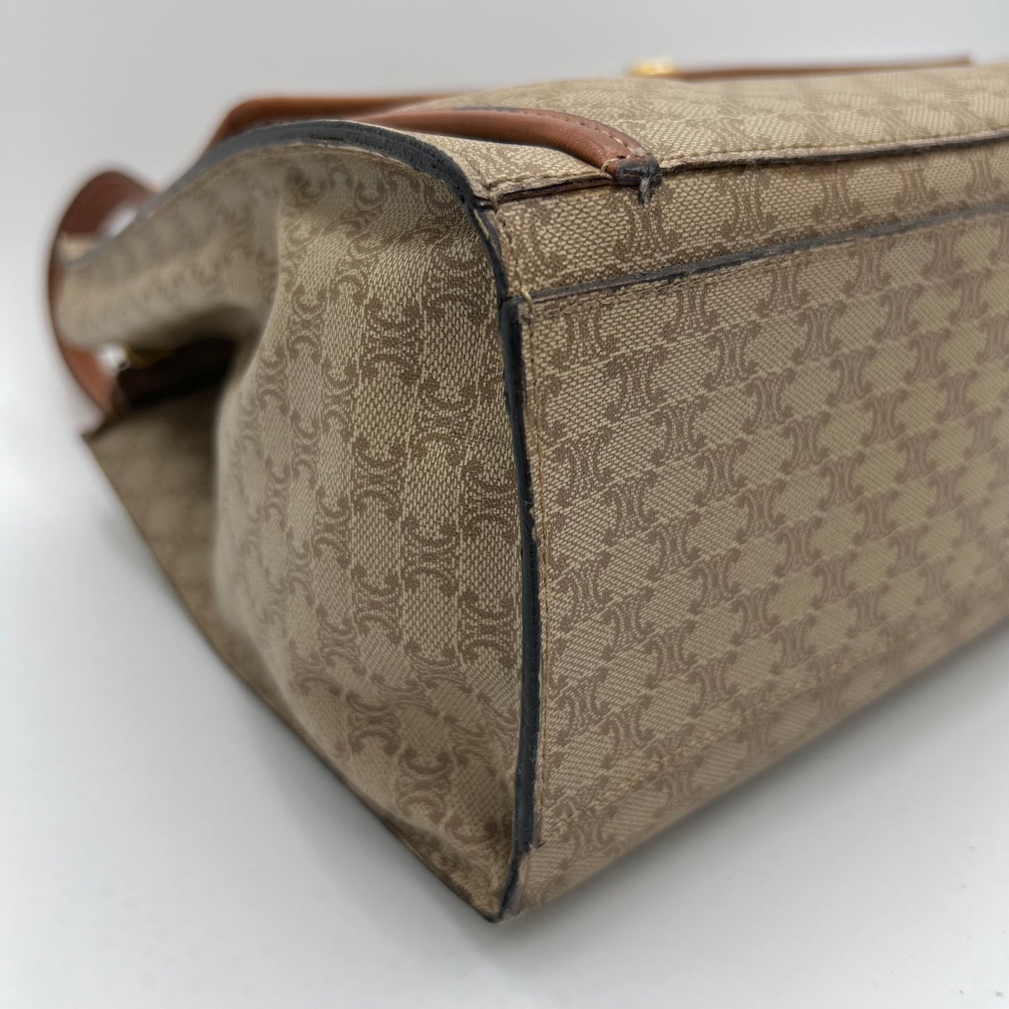 Celine Paris Macadam PVC Long Strap Tote Bag