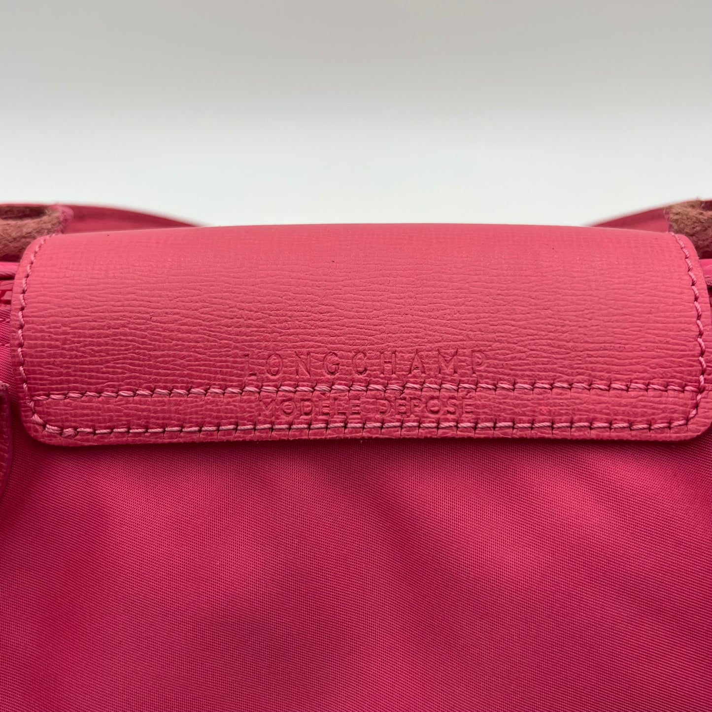 Longchamp Pink Le Pliage Neo Top Handle