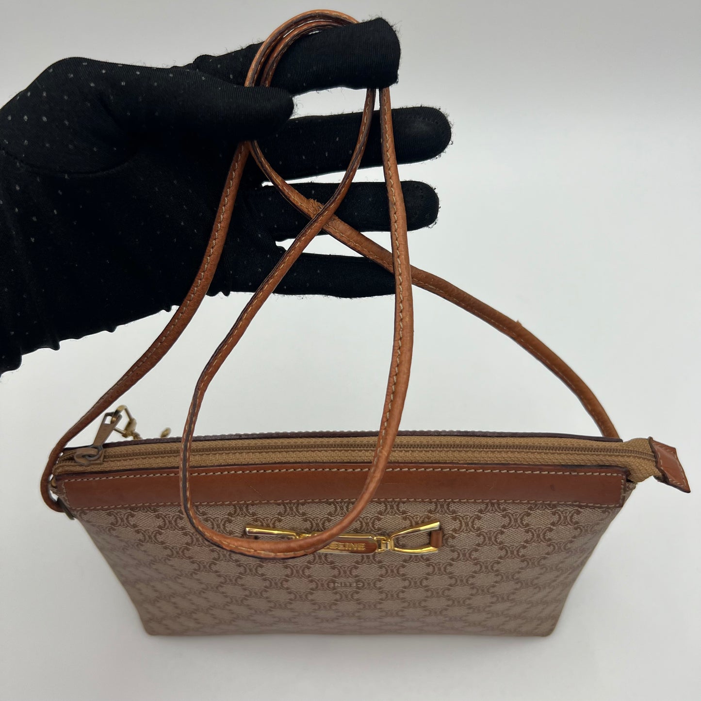 Celine Paris Macadam PVC Shoulder Sling Bag