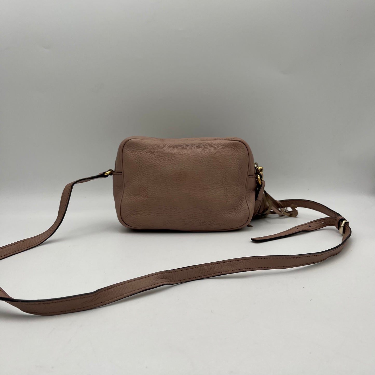 Gucci Dust Pink Leather Soho Disco Crossbody