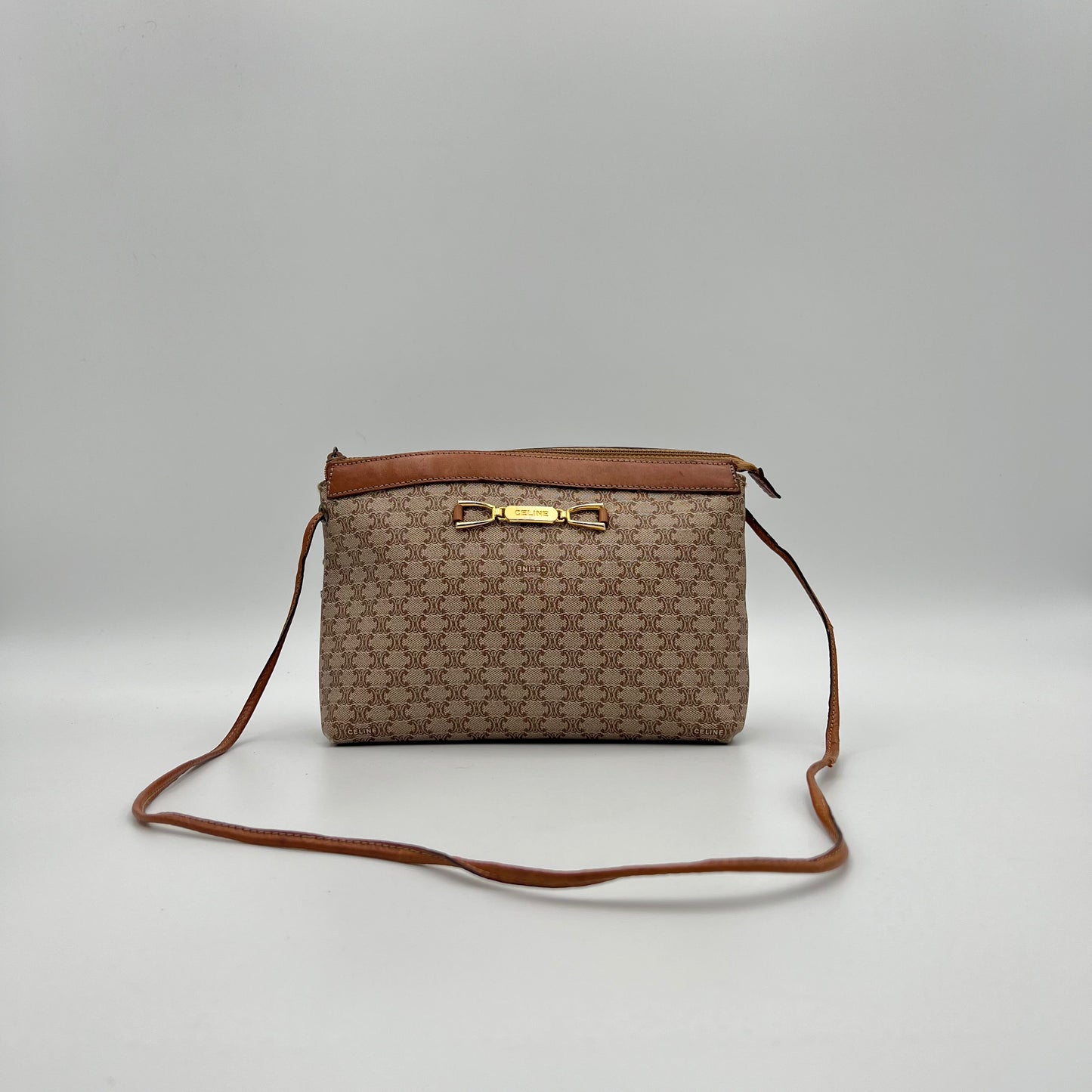 Celine Paris Macadam PVC Shoulder Sling Bag