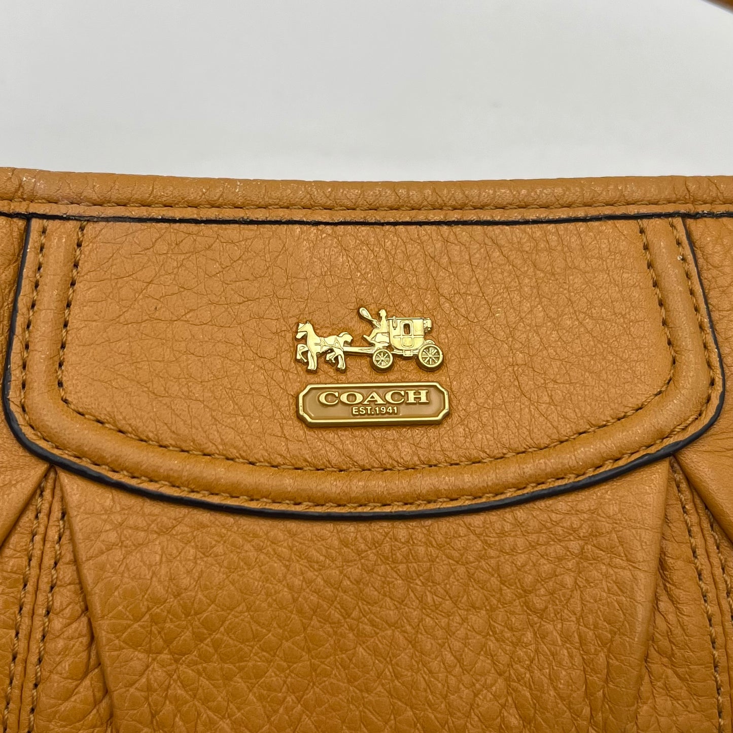 Coach Yellow Leather Madison Pochette