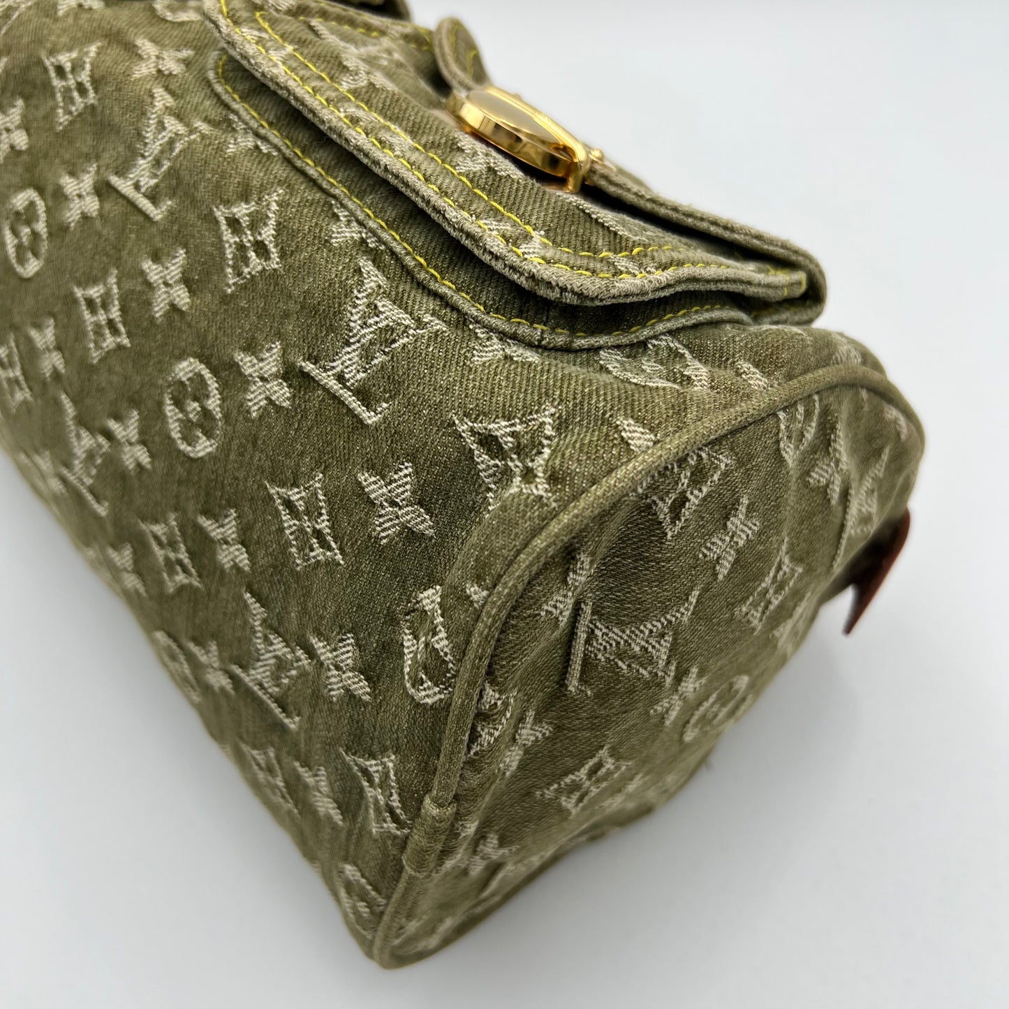 LV Green Monogram Denim Neo Speedy