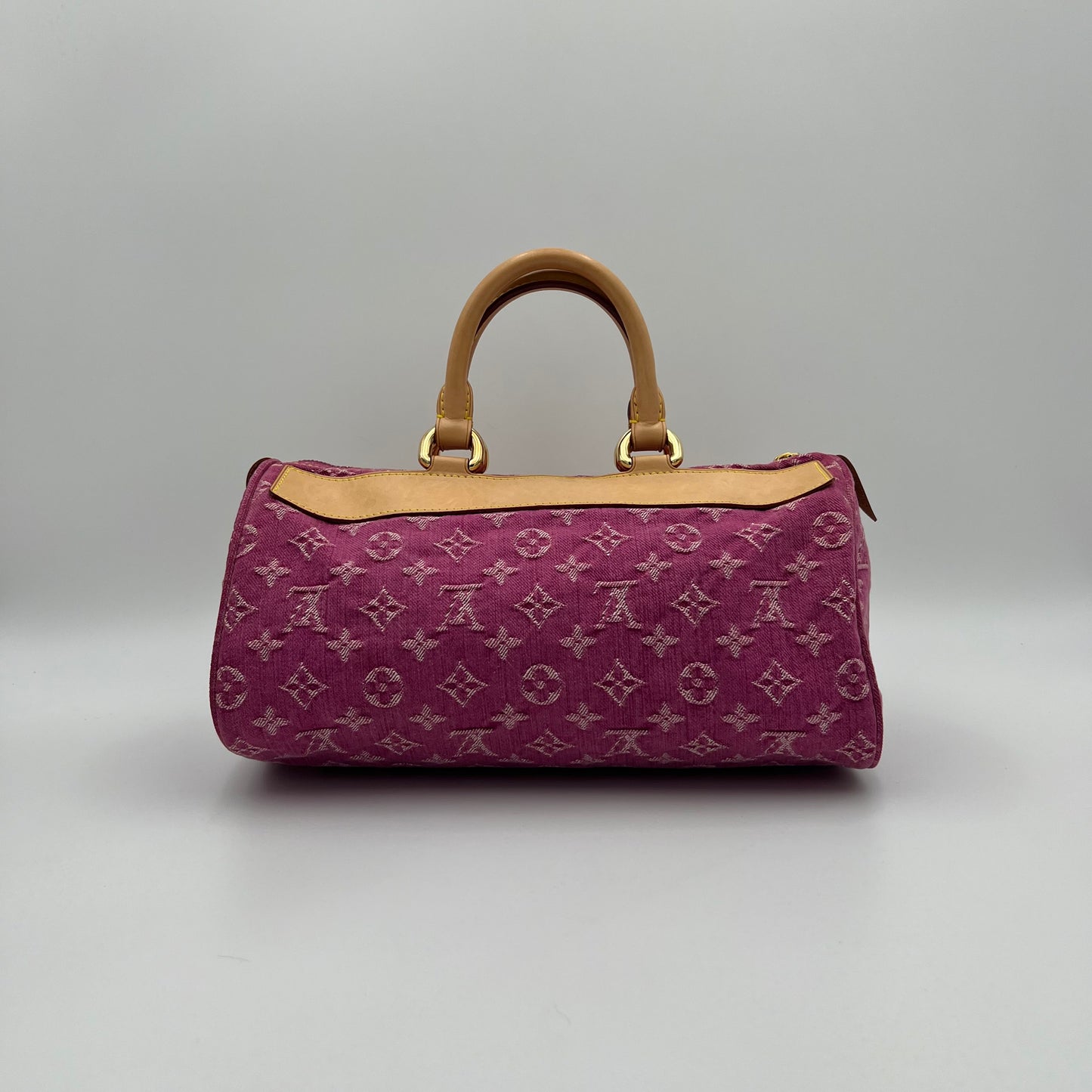 LV Pink Monogram Denim Neo Speedy