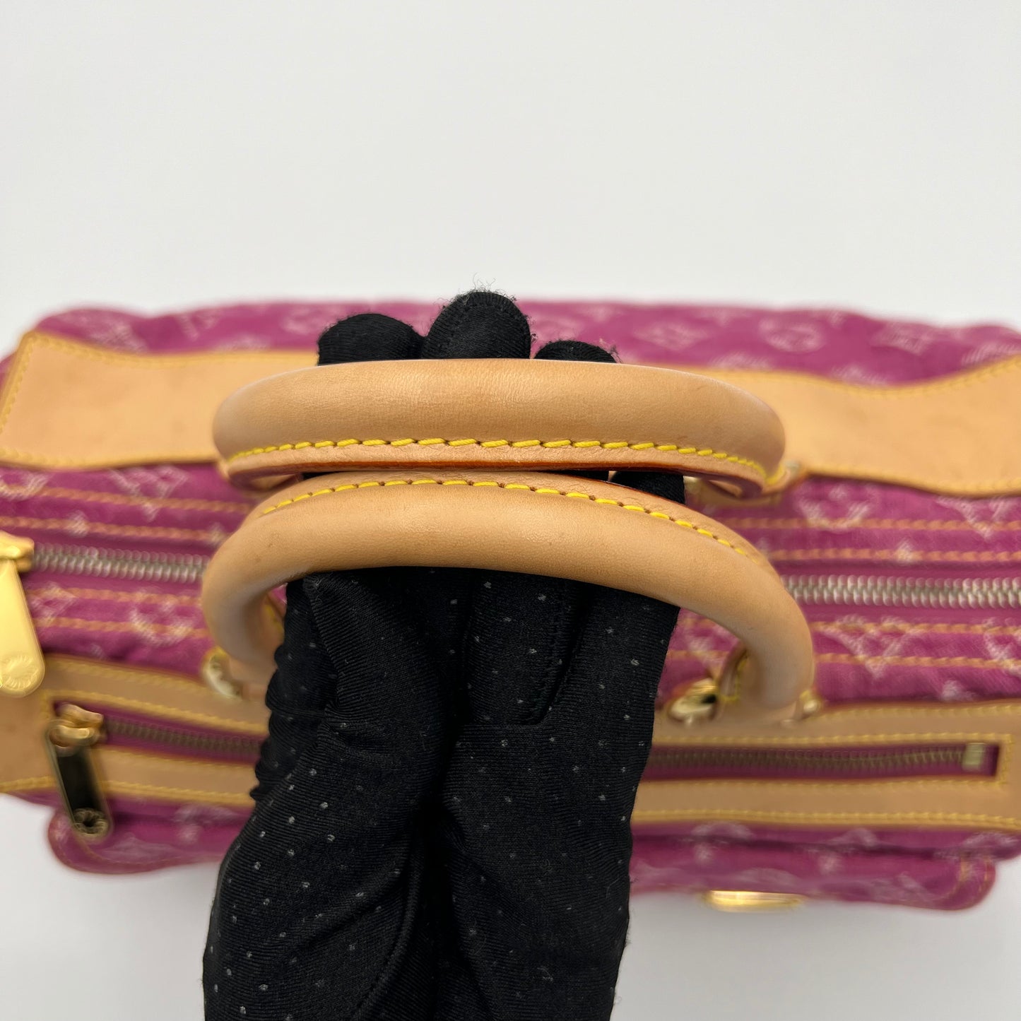 LV Pink Monogram Denim Neo Speedy