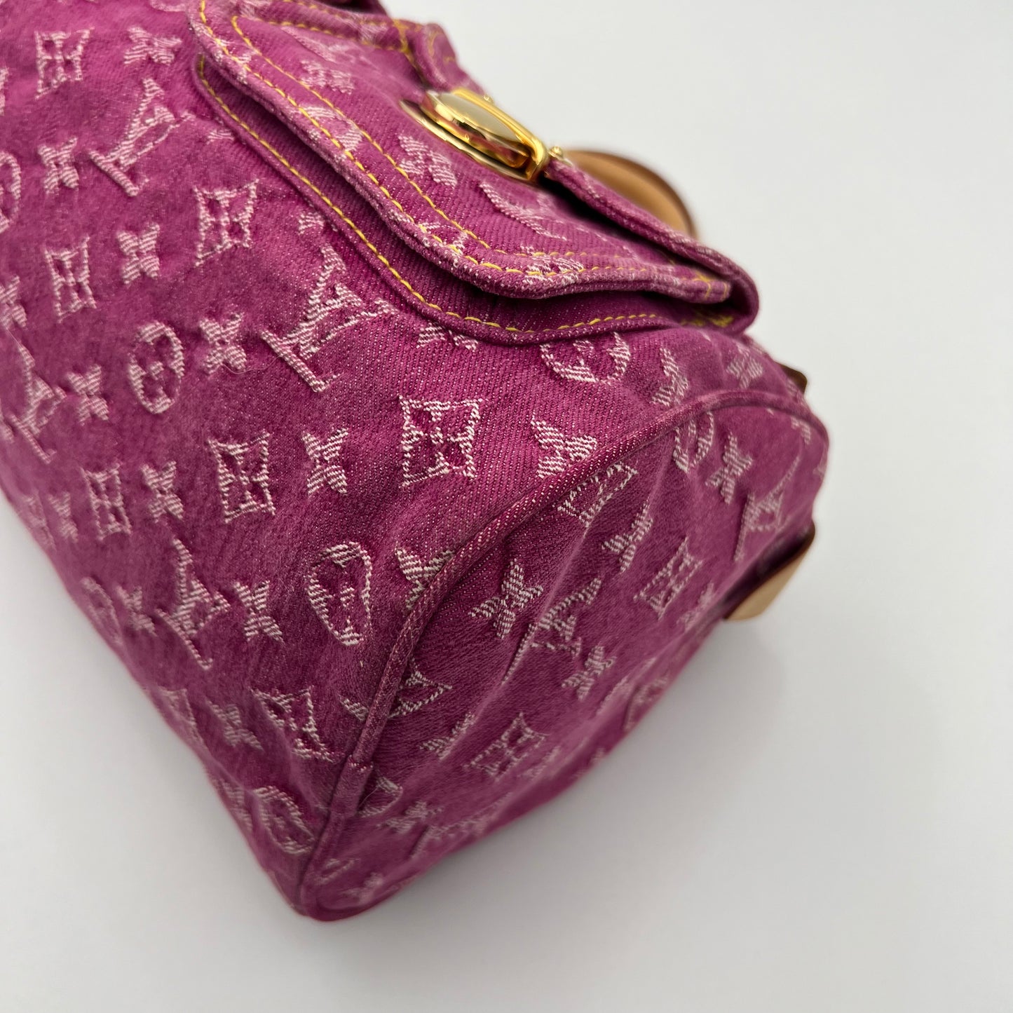 LV Pink Monogram Denim Neo Speedy