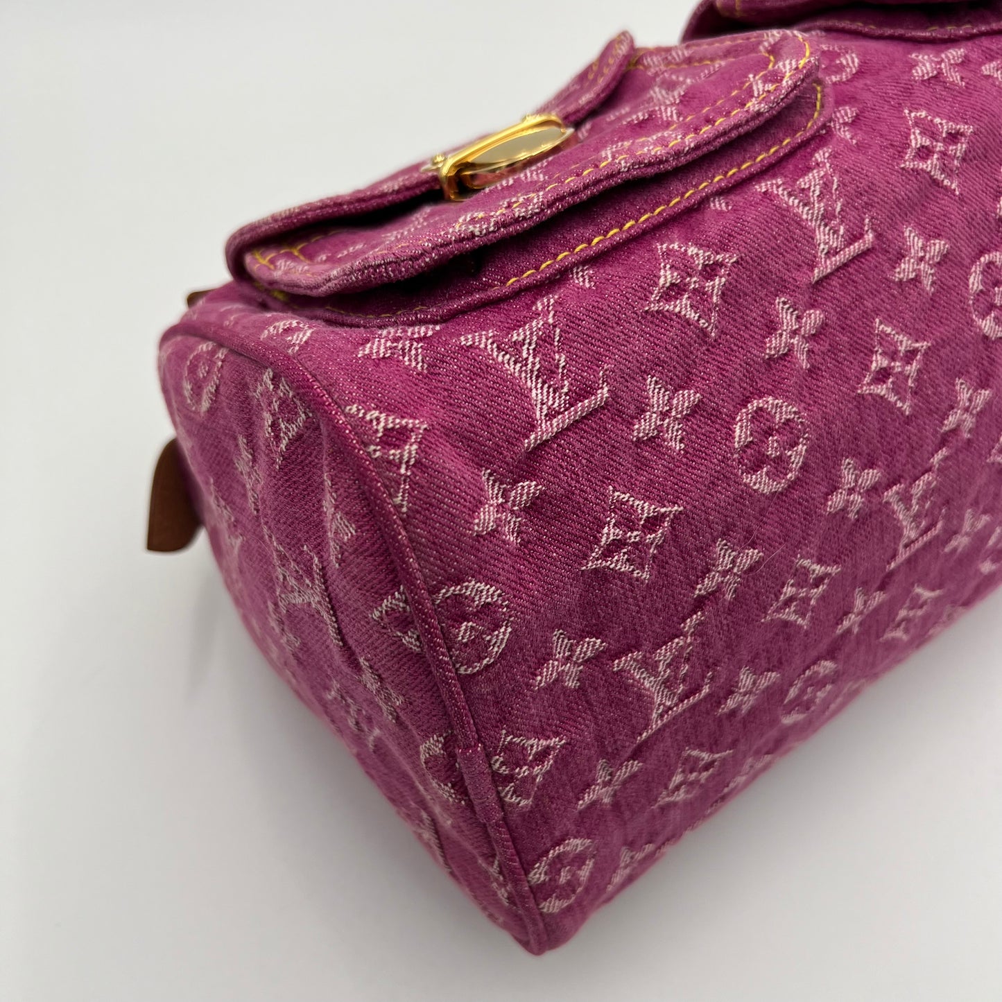 LV Pink Monogram Denim Neo Speedy