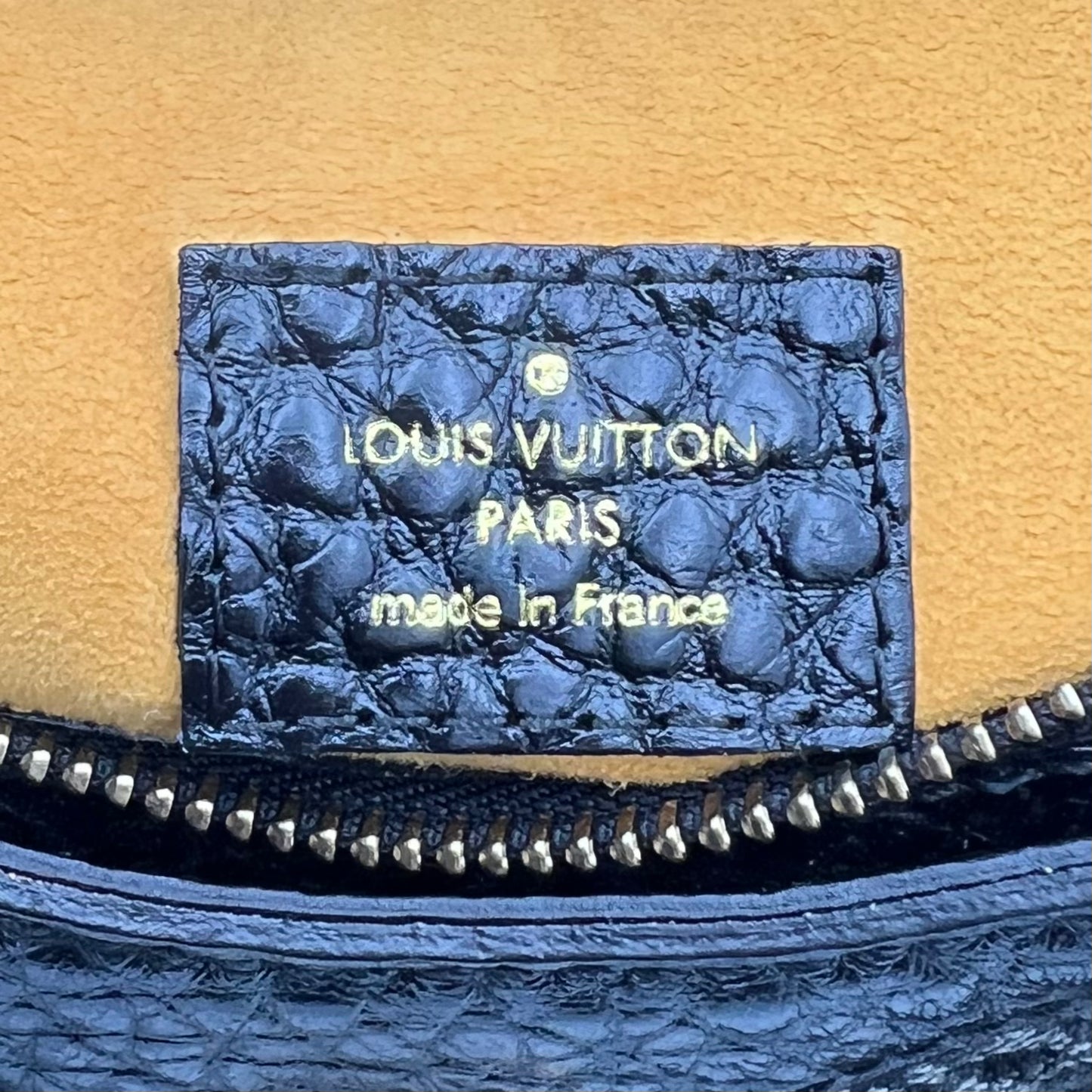 LV Black Monogram Denim Mahina
