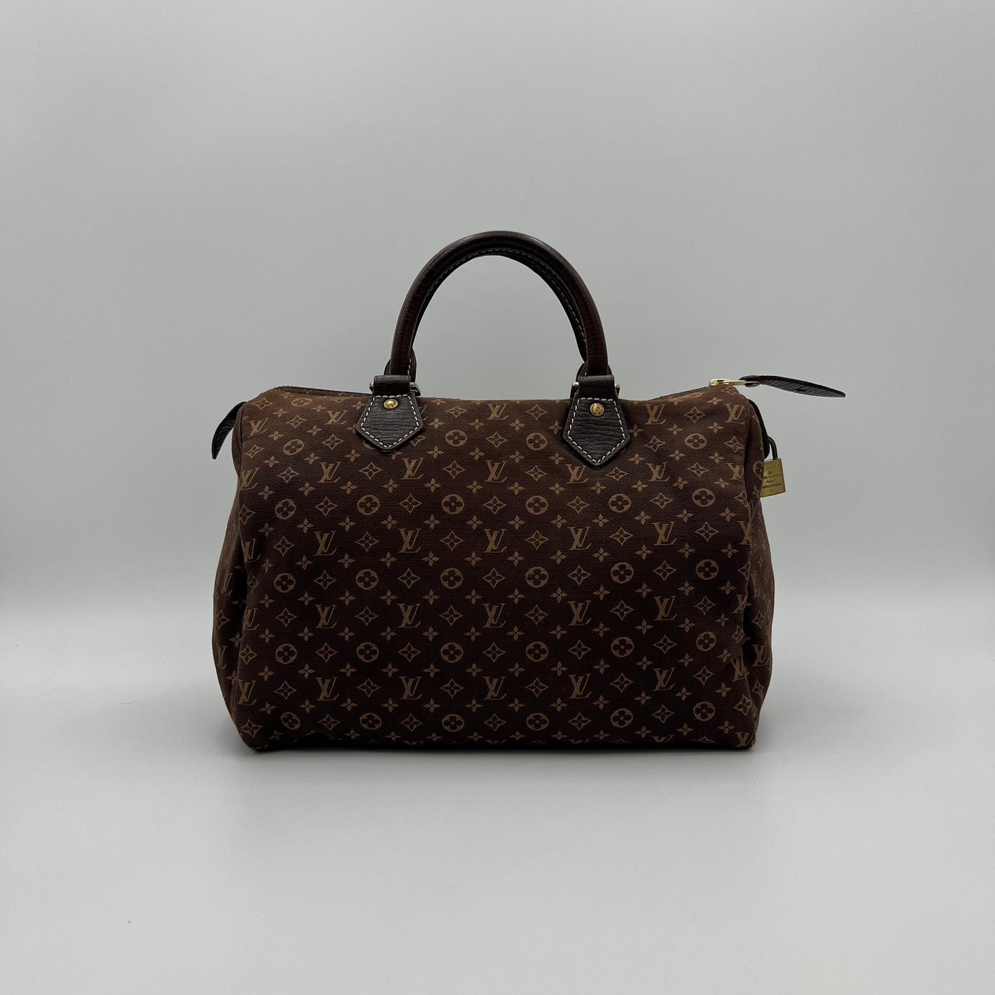 LV Brown Mini Lin Speedy 30