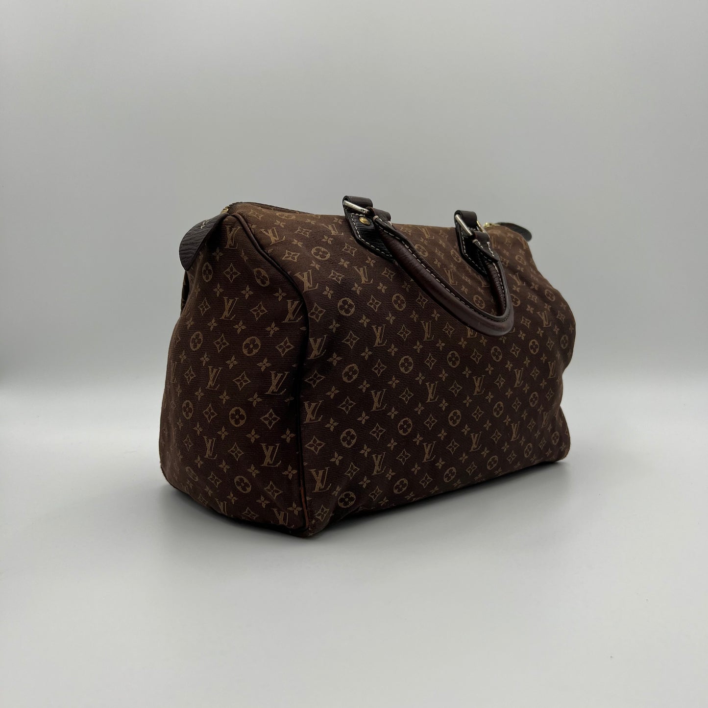 LV Brown Mini Lin Speedy 30