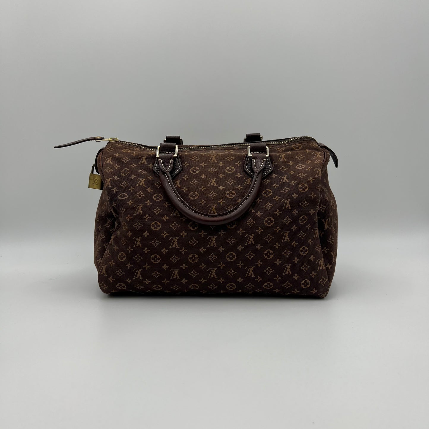 LV Brown Mini Lin Speedy 30