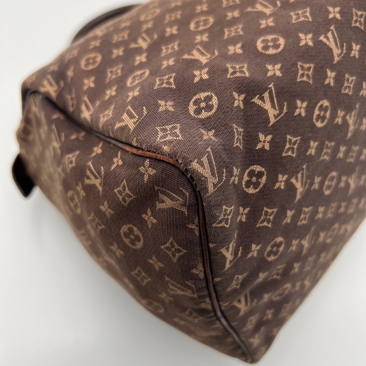 LV Brown Mini Lin Speedy 30
