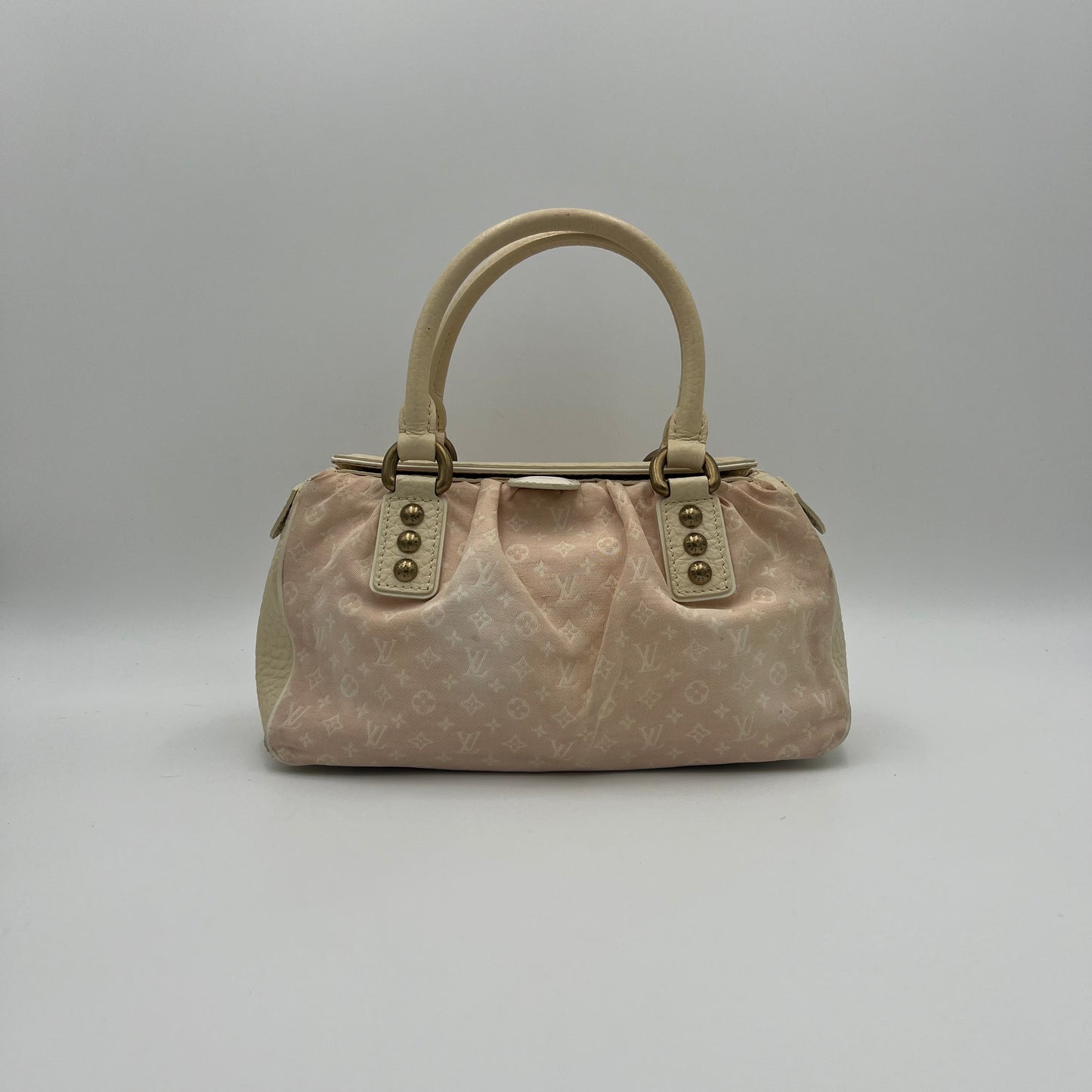 LV Rose Monogram Mini Lin Trapeze Handbag PM