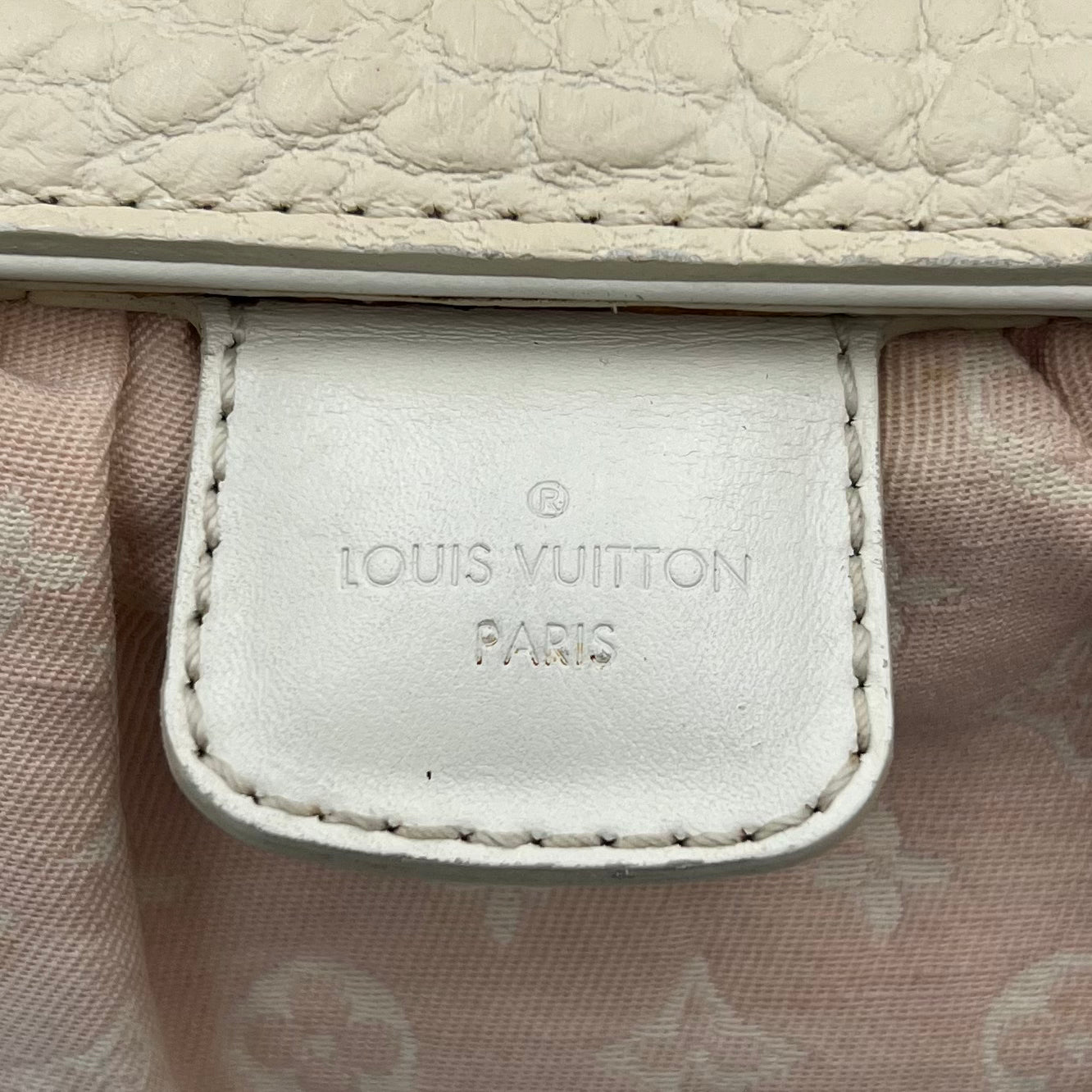 LV Rose Monogram Mini Lin Trapeze Handbag PM