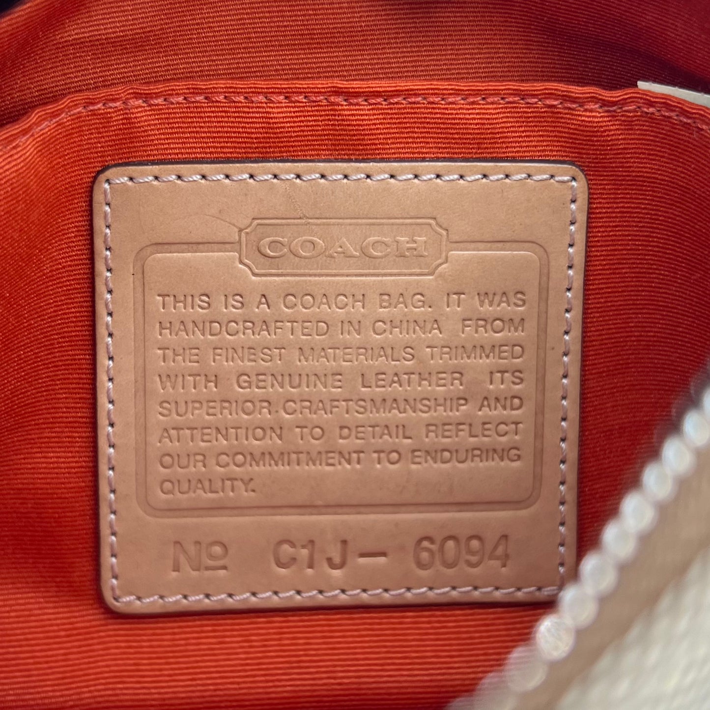 Coach Brown Signature Canvas Demi Pochette