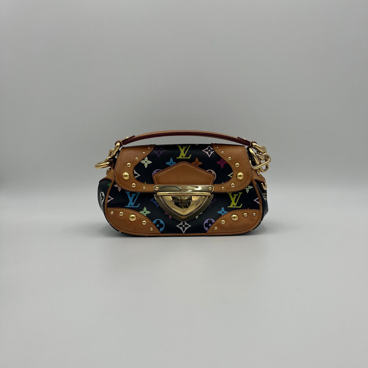 LV Black Multicolor Marilyn Handbag