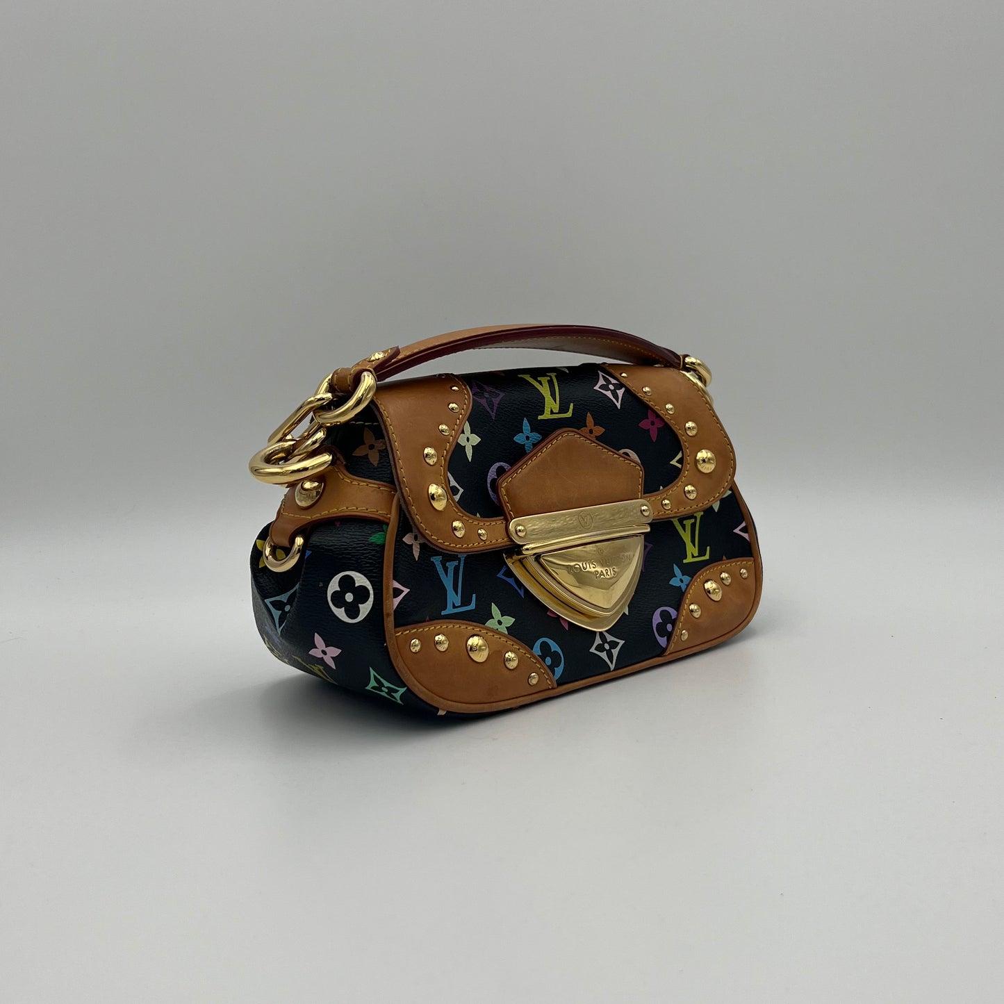 LV Black Multicolor Marilyn Handbag